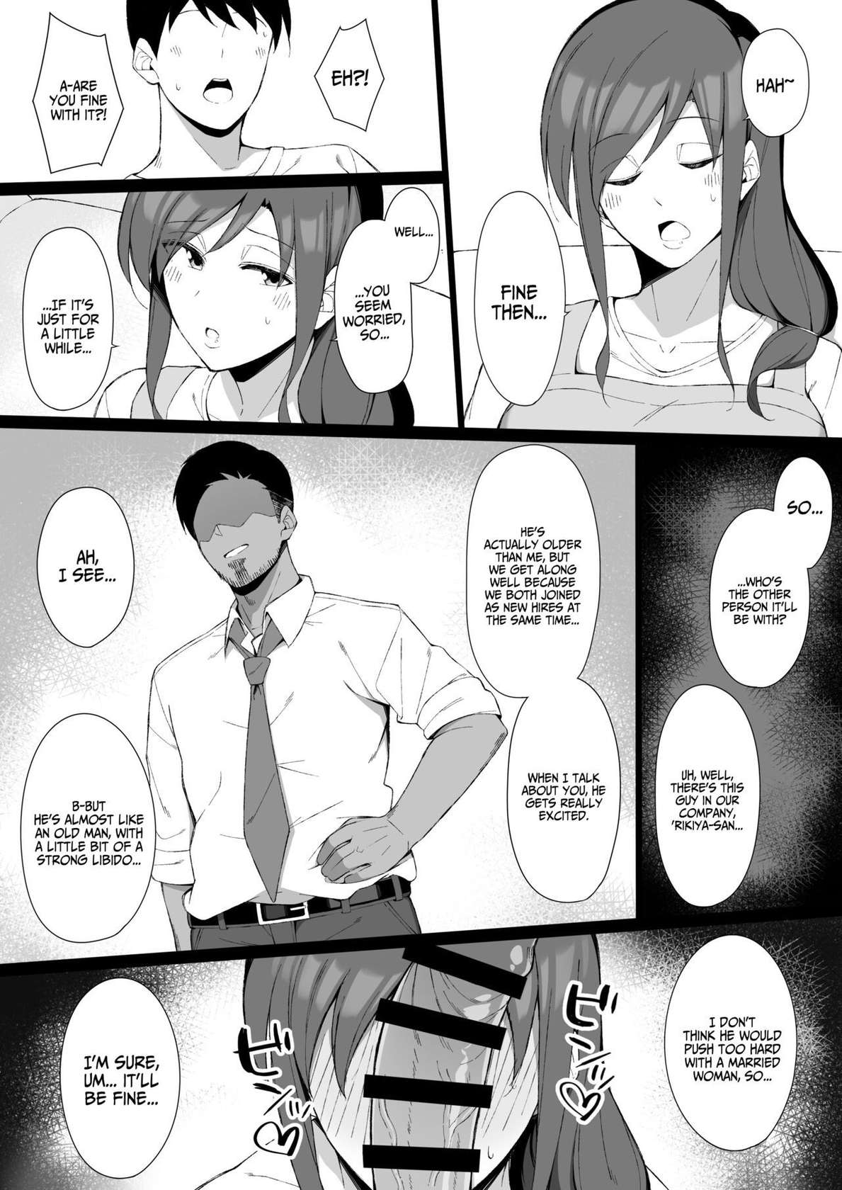 [Namahamu Sando] Osu ni Ochiru Seiso Hitozuma + Extra | Degeneracy of a Neat Housewife for a Man [English] [DKKMD Translations]