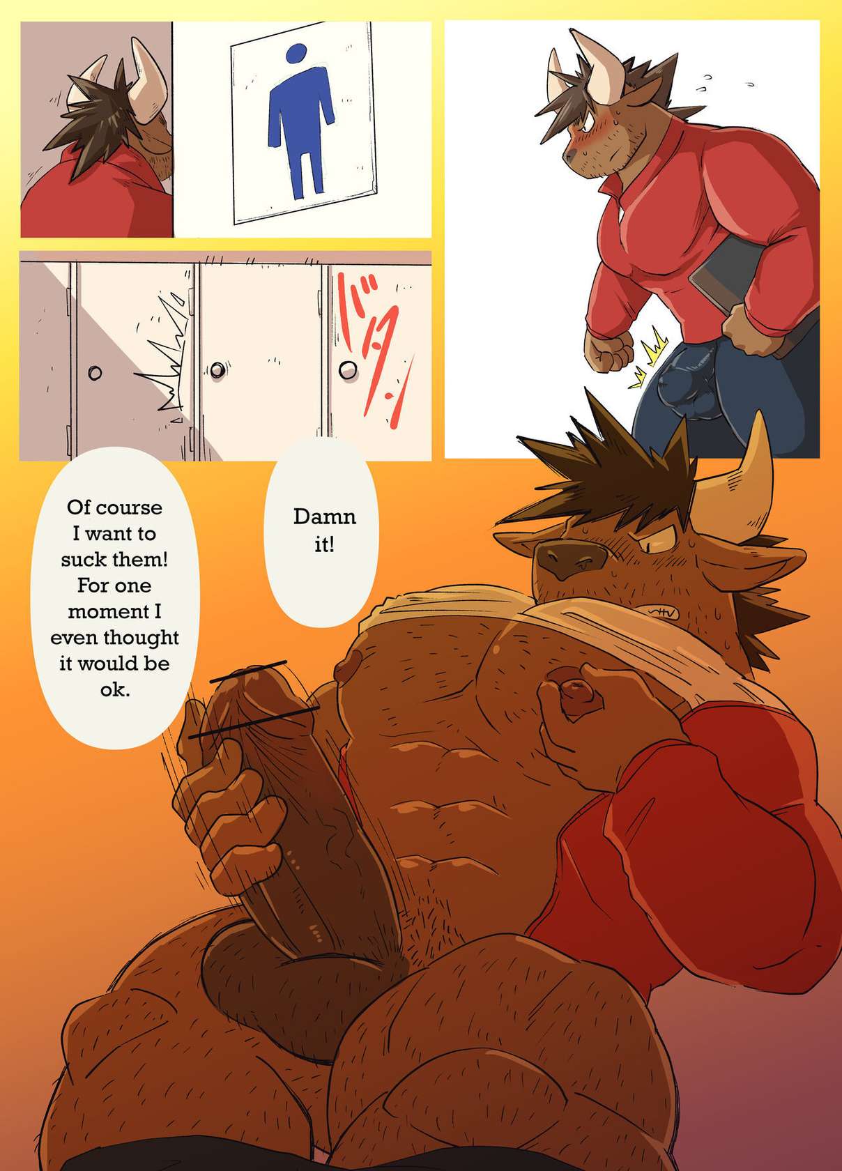 [Rusk] Muscular Bull Teacher and Chubby Tiger Student 1 [English]