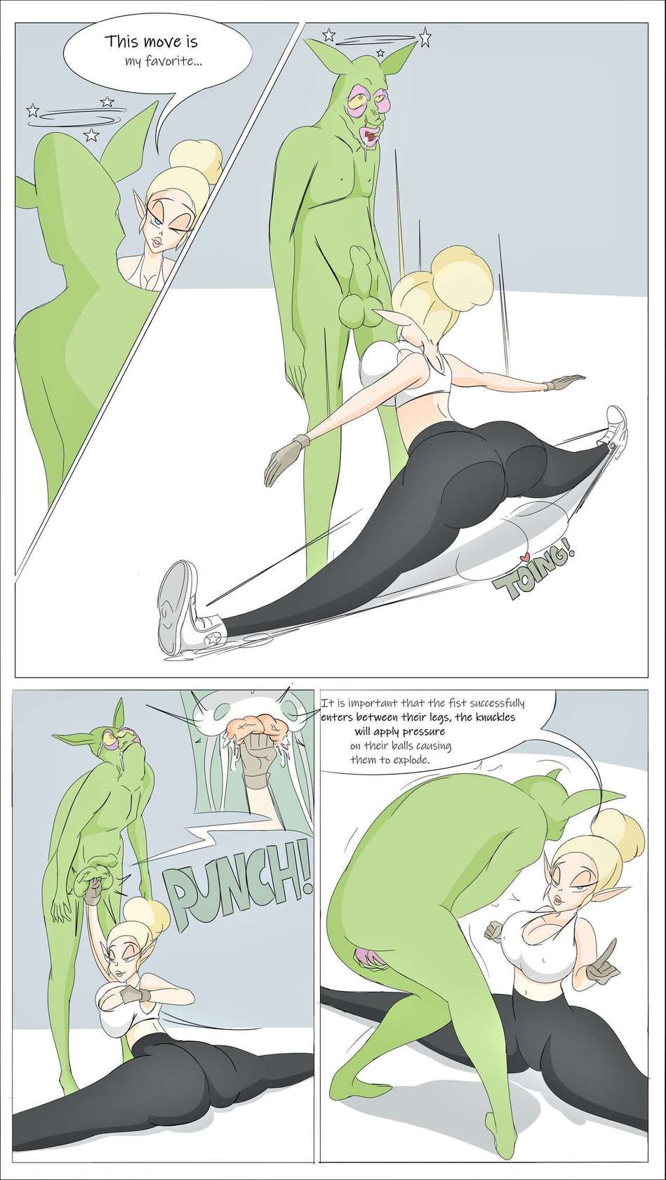 self defense for elf (Comic)