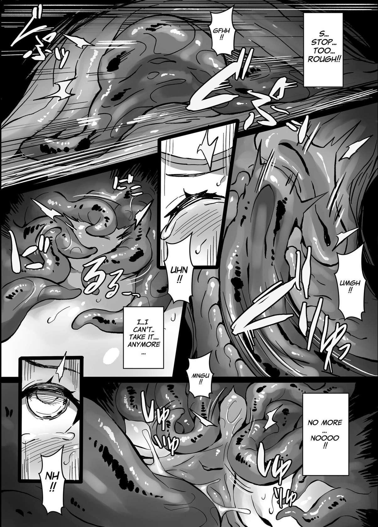 [Mist Night (Co_Ma)] Hell of Tentacles Doodle - Mei vs Metamon (Pokemon) [English]