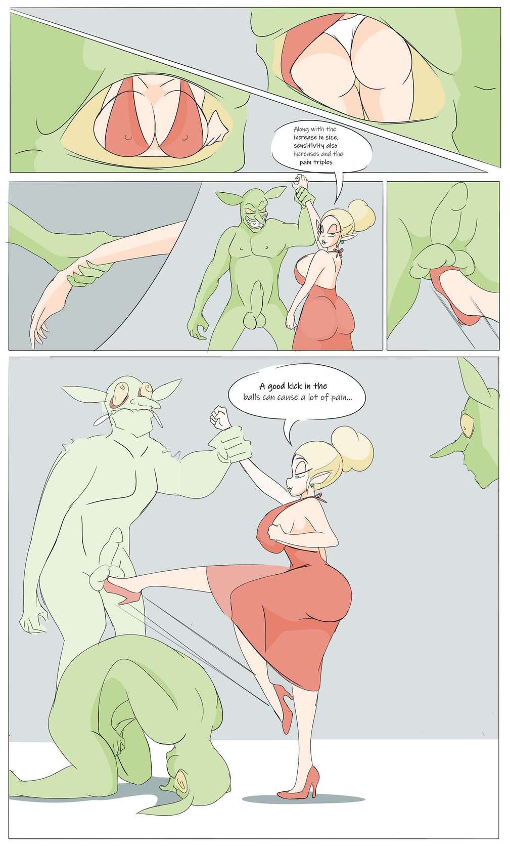 self defense for elf part 2 (comic)