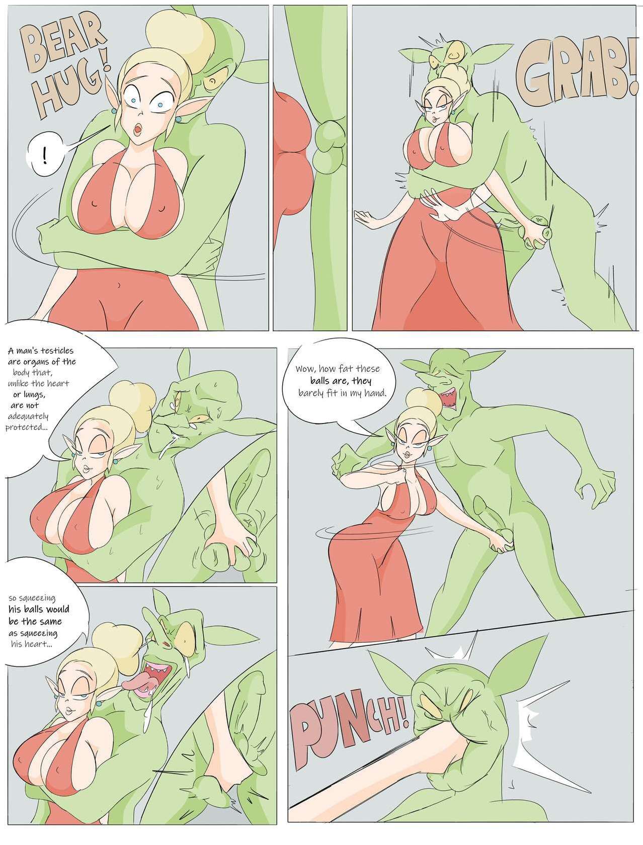 self defense for elf part 2 (comic)