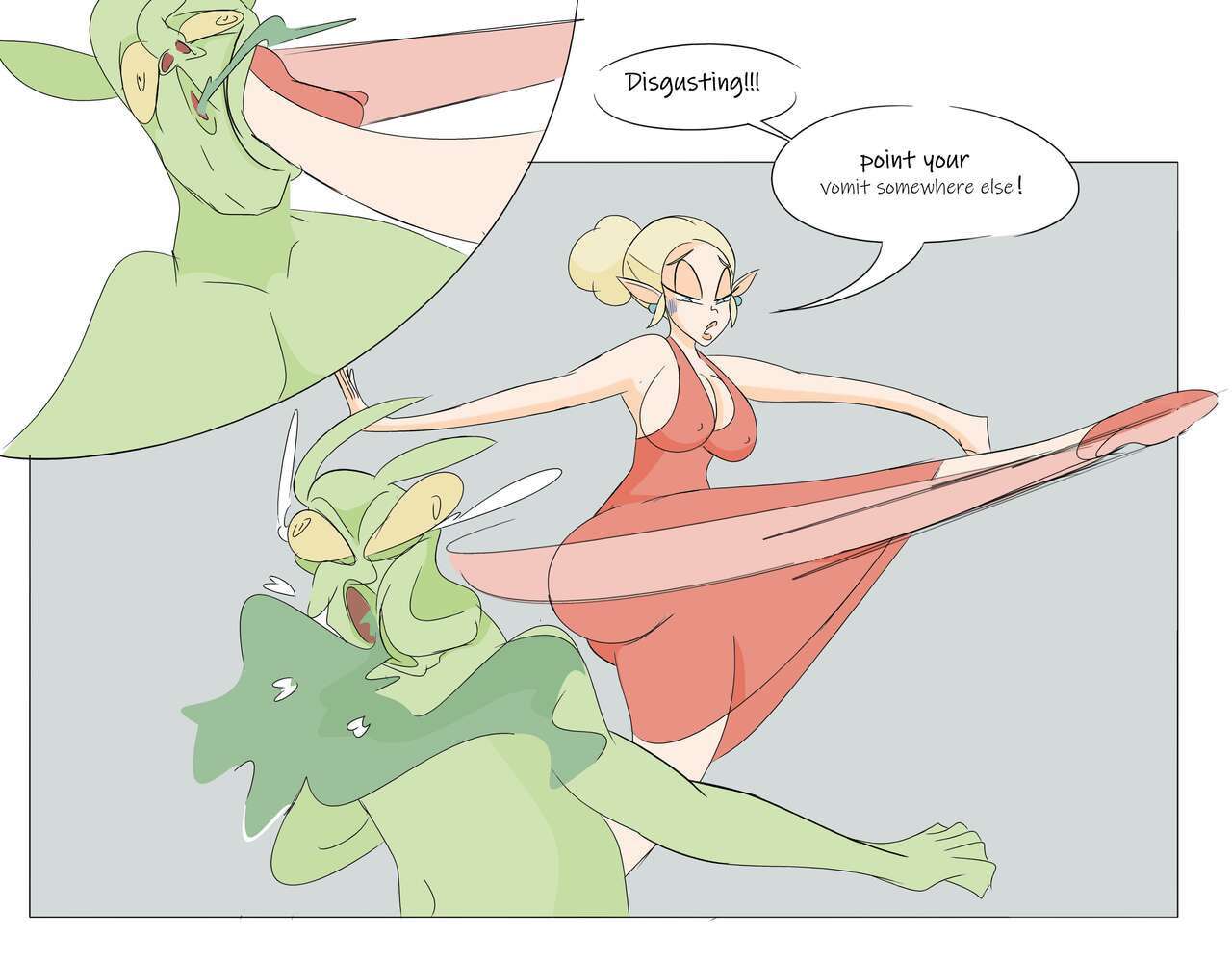 self defense for elf part 2 (comic)