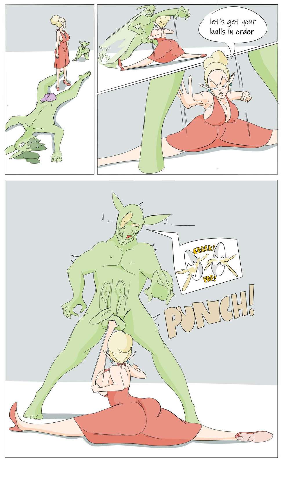 self defense for elf part 2 (comic)