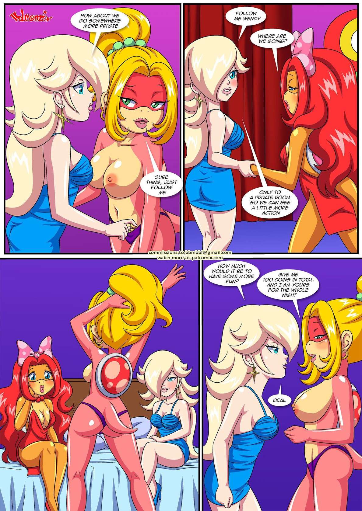 Peach X Wendy (Mario) [Palcomix] - 4 - english