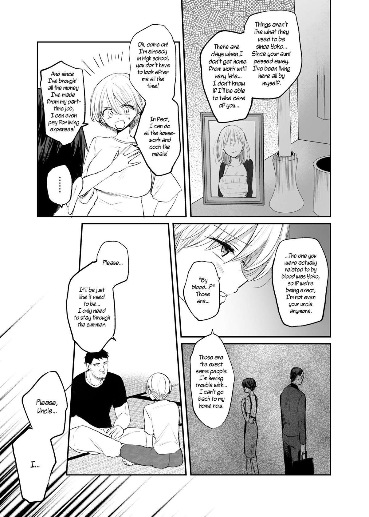 [Tetsukazuno Ao. (Emilio)] Nyotaika Shita Ore wa, Ojisan ni... | I Became a Woman, and my Uncle...[English] [WisdomWapiti] [Digital]