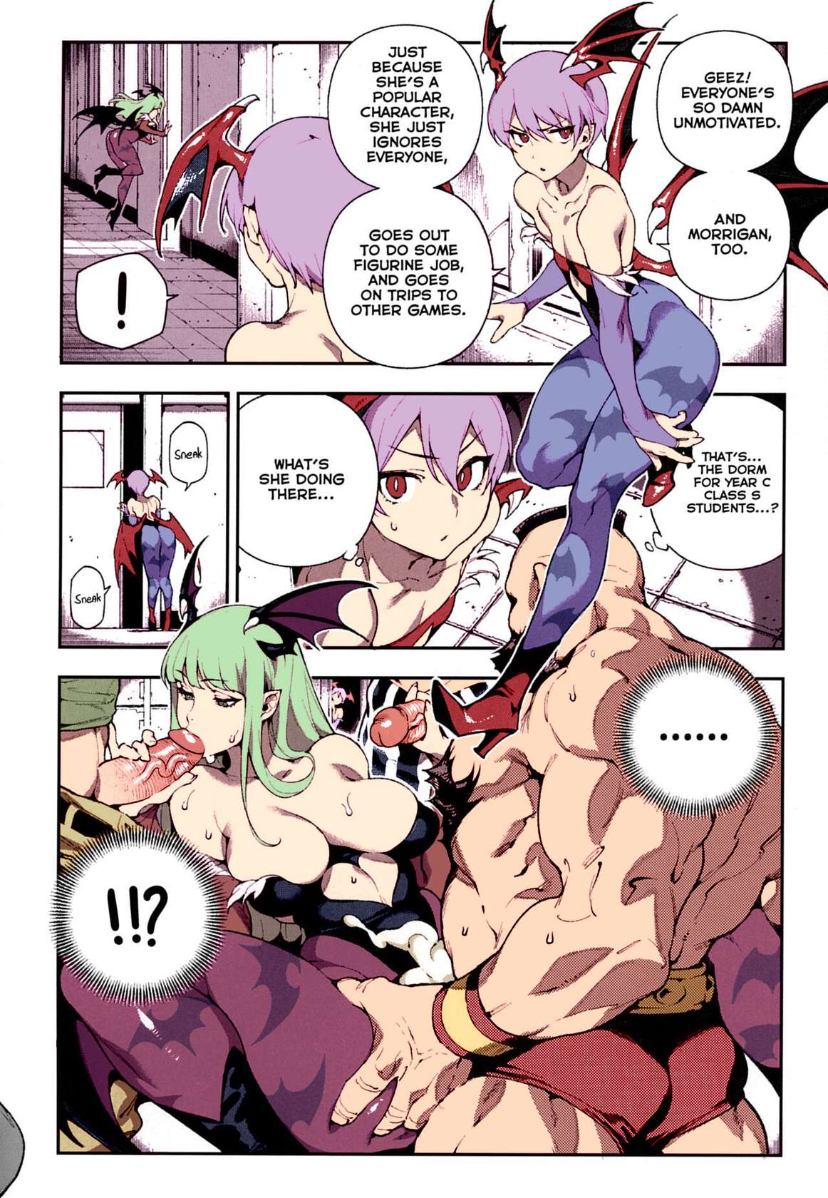 C97) [Bear Hand (Ireading, Fishine)] Fighter Girls ・ Vampire (Darkstalkers) [Colorized] [Decensored] [Dynlow] [English] [Nishimaru]