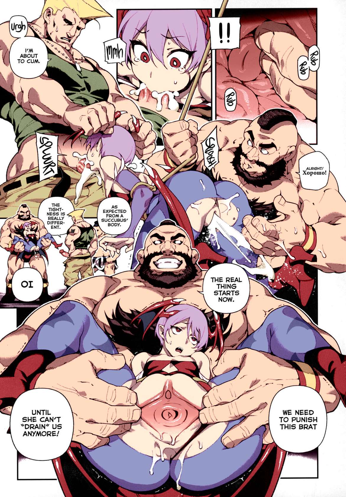 C97) [Bear Hand (Ireading, Fishine)] Fighter Girls ・ Vampire (Darkstalkers) [Colorized] [Decensored] [Dynlow] [English] [Nishimaru]