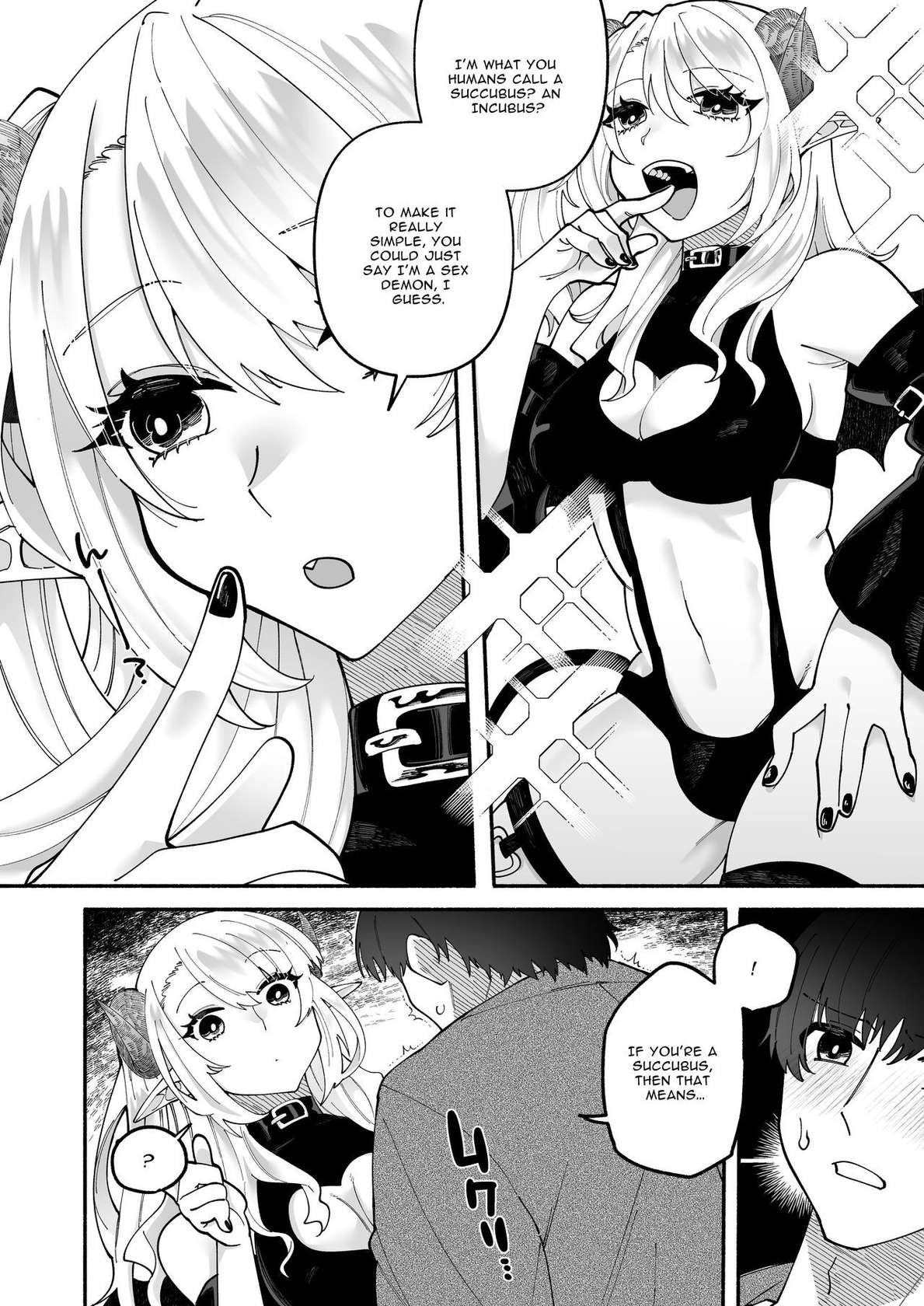 [Hidarimigi (Nitouhen)] Futanari Succubus ni Rettoushu to Wakarasaremashita -Zako Mesu Soshitsu Ariari Omanko Onii-san Mikke!- [English] [Anamio Animus]