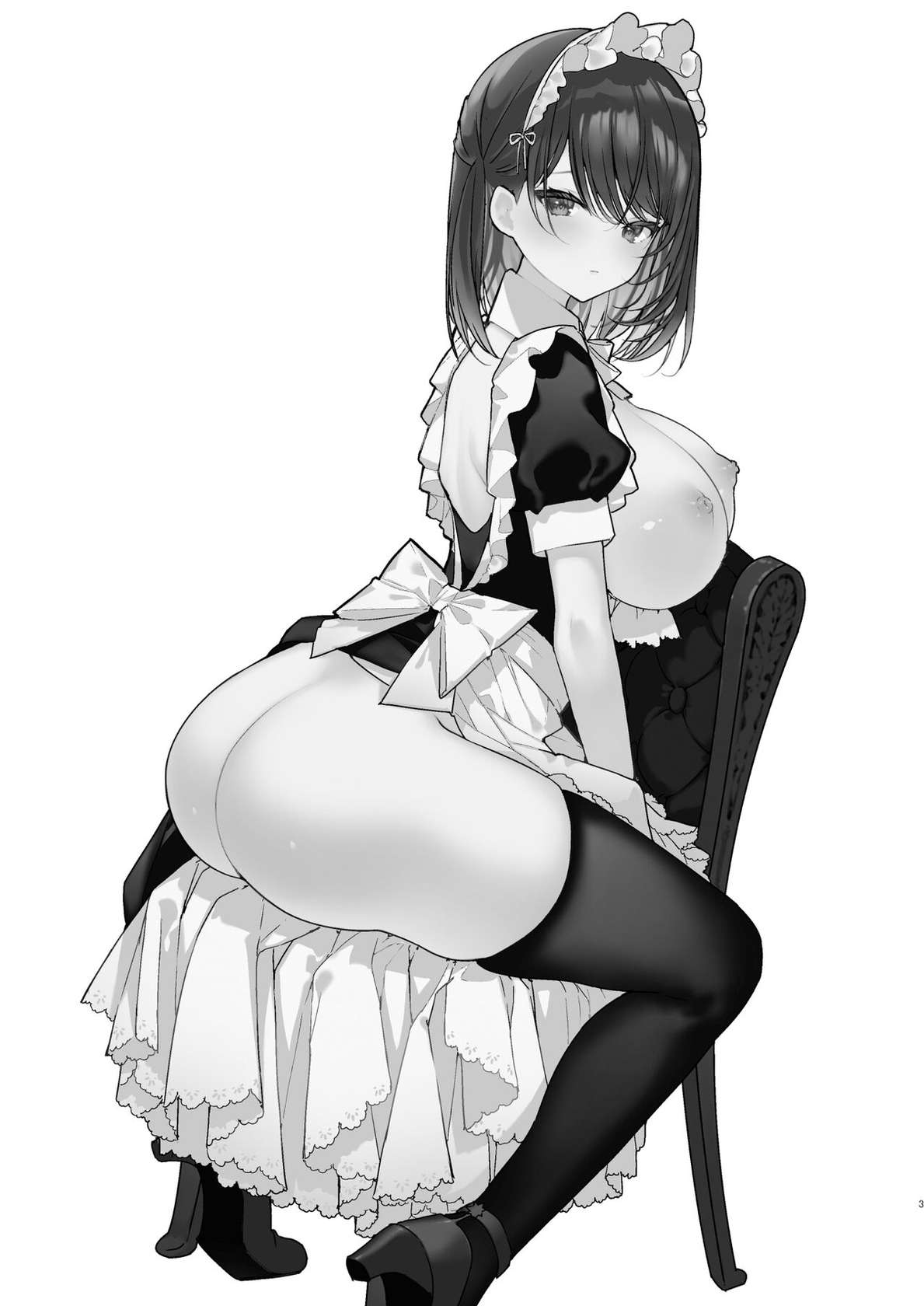 [Mutou Koucha] Maid-san no Naka ga Ippai ni Naru made Renzoku Shasei Ecchi [Chinese] [白杨汉化组] [Digital]