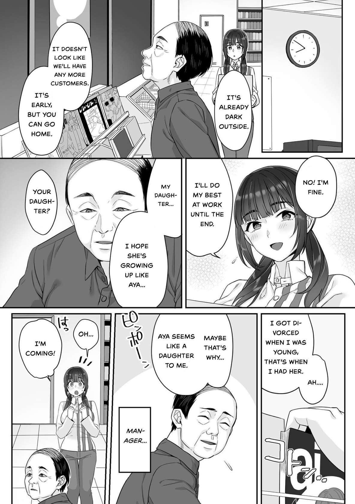 [miniru] Junboku Joshikousei wa Oyaji Iro ni Somerarete Comic Ban Ch. 1 [English] [MTL] [HOTDOGMAN]