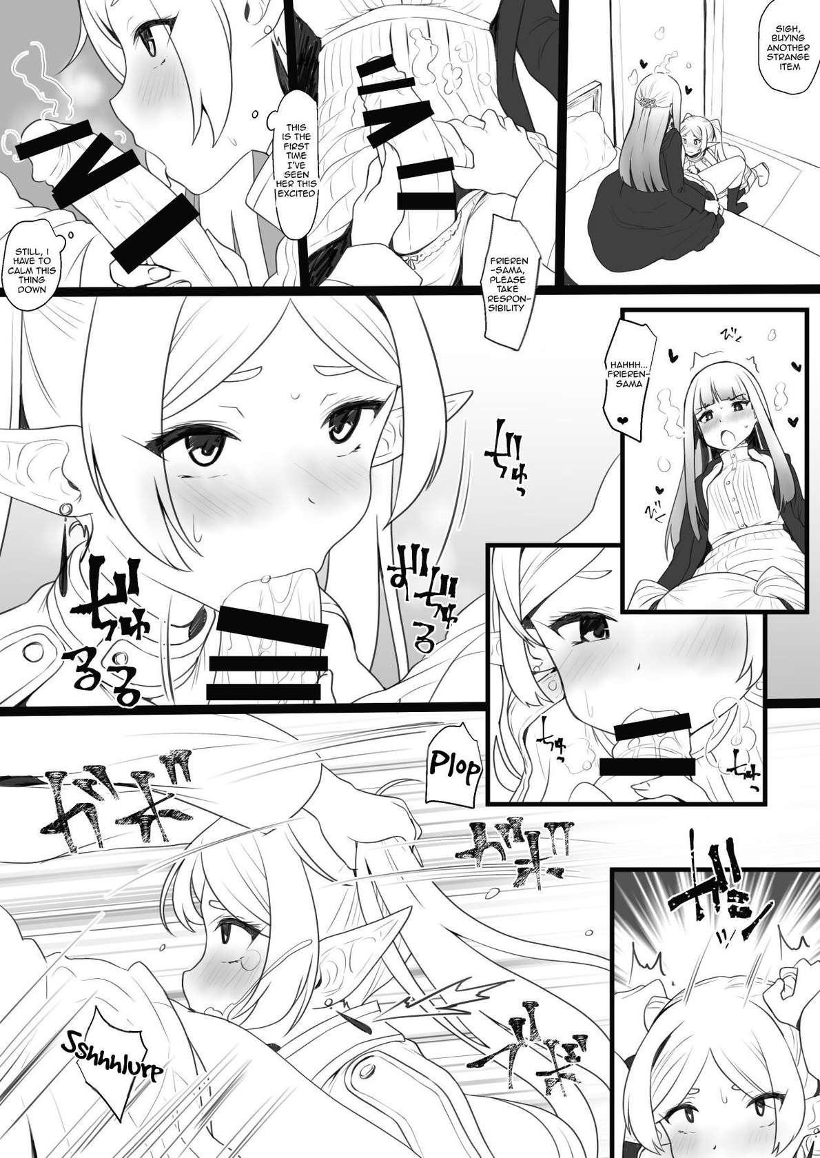 [Takaoka Nanase] Hen na Ocha Nonde Futanari ni Natta Fern x Frieren | Fern x Frieren, Turning Into A Futanari After Drinking A Strange Tea (Sousou no Frieren) [English]