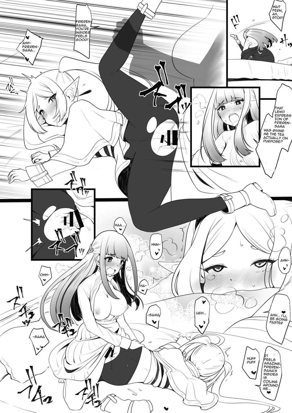 [Takaoka Nanase] Hen na Ocha Nonde Futanari ni Natta Fern x Frieren | Fern x Frieren, Turning Into A Futanari After Drinking A Strange Tea (Sousou no Frieren) [English]