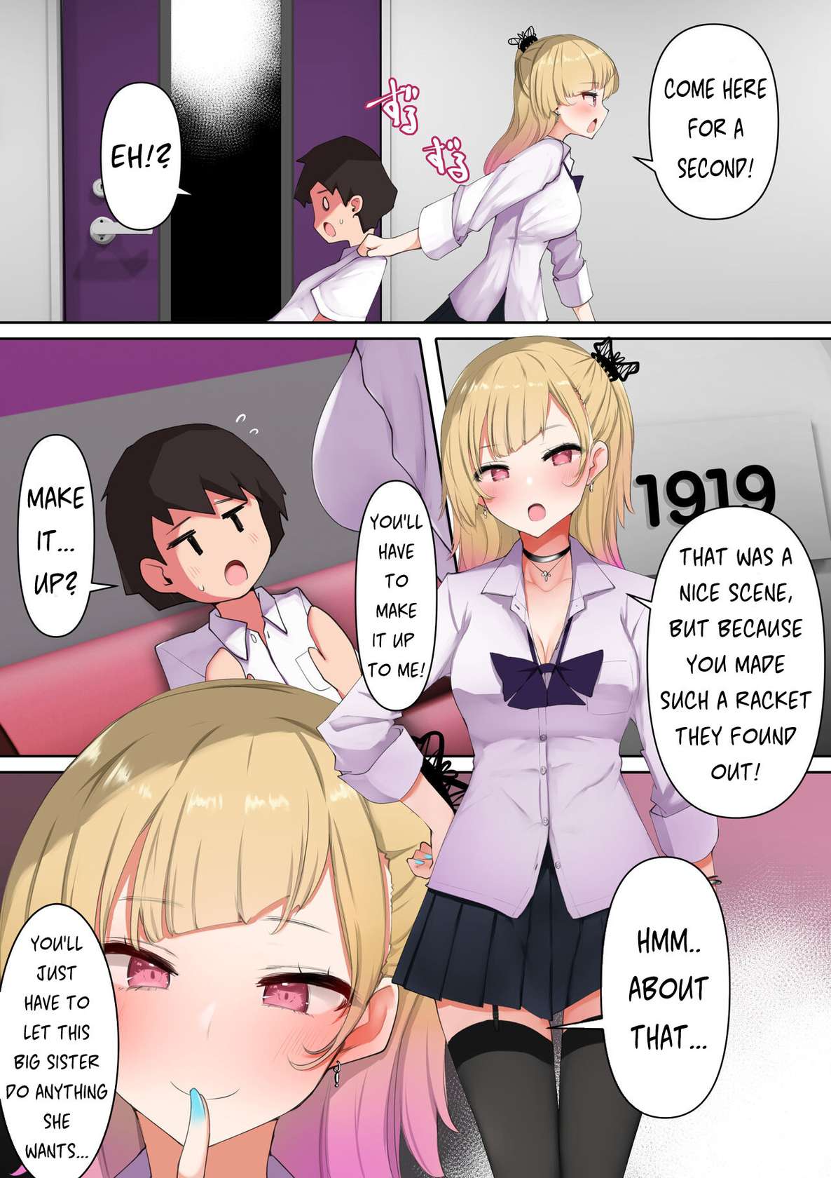 [Aloha Soft] Seiyoku Tsuyo Sugi Gal Onee-san no Yawaraka Oppai ni Tsutsumarete | Surrounded by the soft breasts of a gal with a strong sexual desire [English]