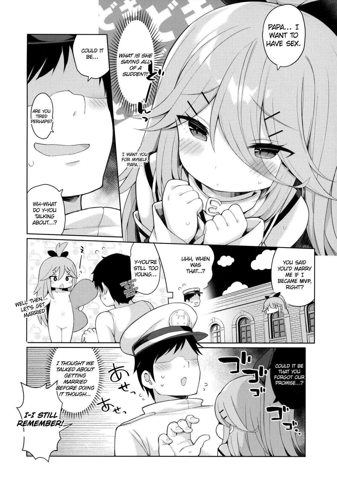 (C102) [Gakushokutei (Watanon)] Hatsujou Yamakaze-chan wa Papa ni Kubittake | Yamakaze-chan in heat loves her Papa! (Kantai Collection -KanColle-) [English]