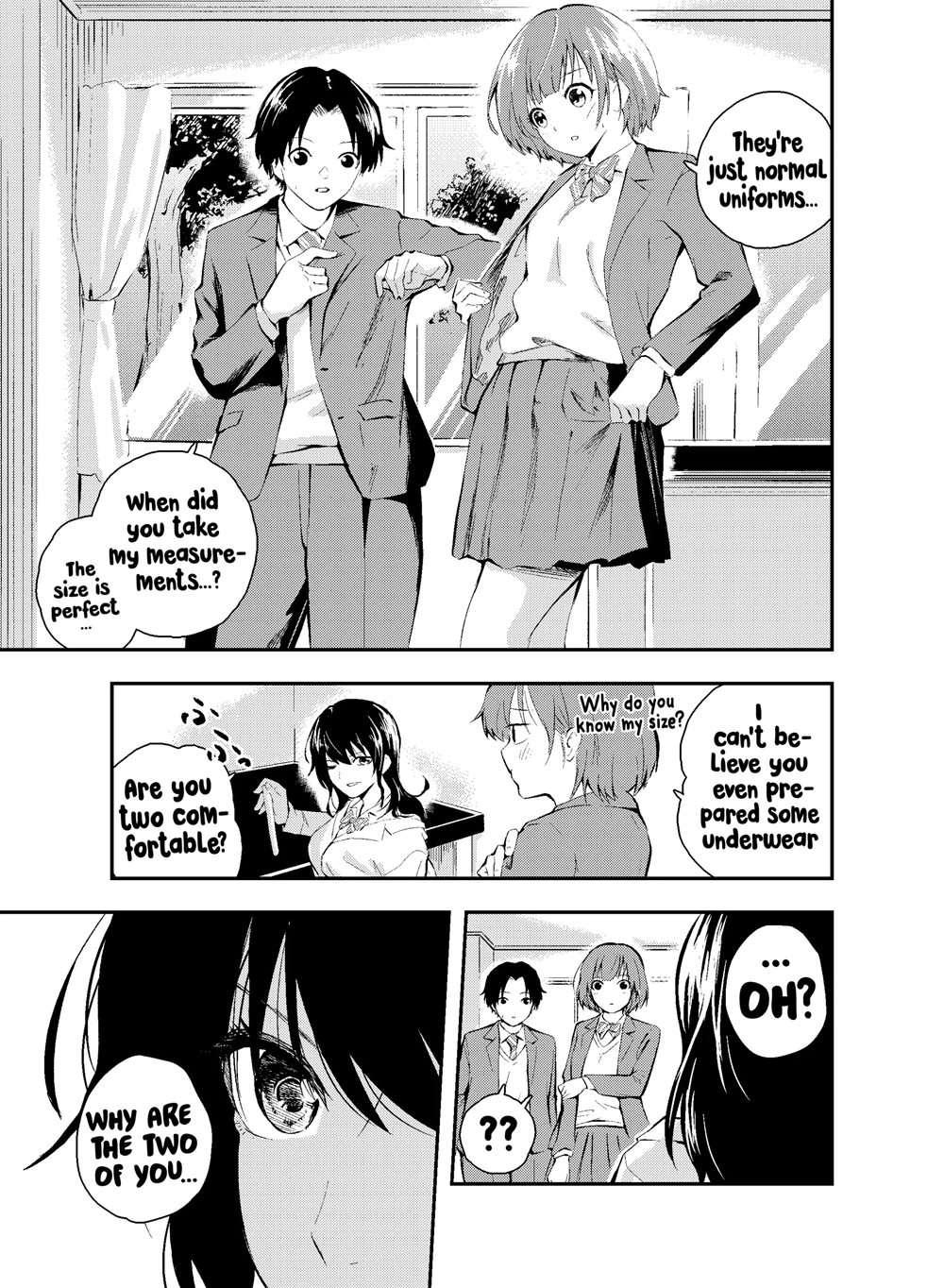 Let's Do An Experiment, Can We Take Lessons Naked Without Our Classmates Discovering Us...? [Oneshot]