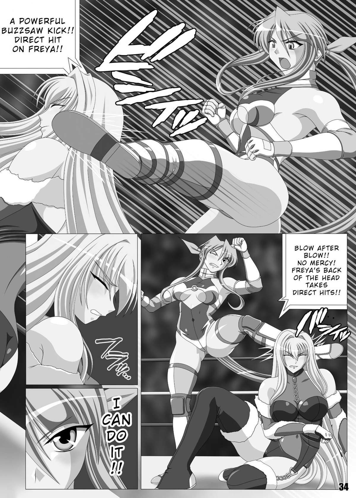 (COMIC1☆6) [N.O.P] Chisato Sakurai vs Freya Kagami (FALLIN' ANGELS4 (Wrestle Angels))