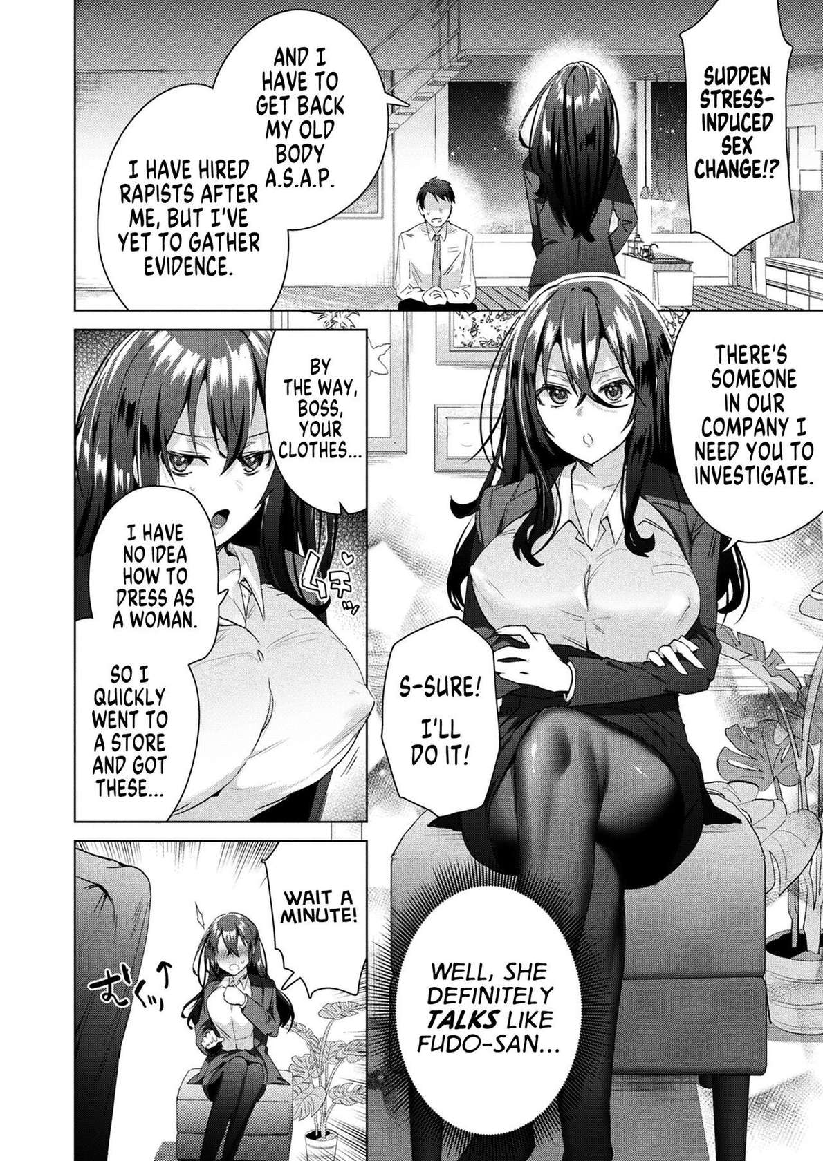 [Ebina Ebi] TS President Ch. 2 (COMIC Unreal 2023-02 Vol. 101) [English] [GTF] [Digital]