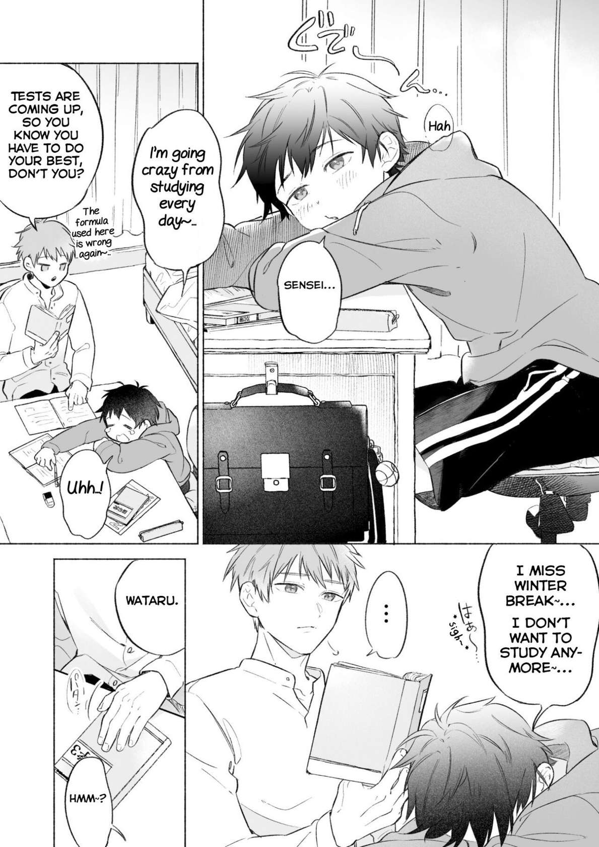 [sippo (Inui Aki)] Wataru-kun wa XXX ga Shitai 2 [English] [Yuuta's Blog]