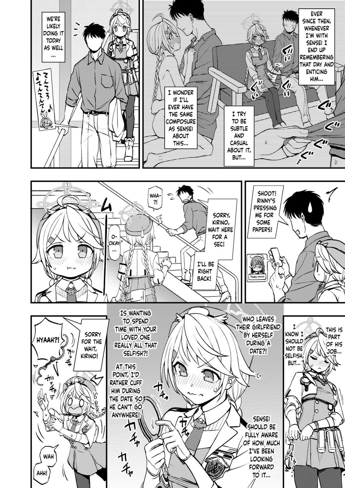 [Kuma no Tooru Michi (Kumano Tooru)] Sensei to Seito to no XXX wa Kivotos de wa Hanzai de wa Arimasen! | S*x Between a Student and a Teacher is NOT a Crime in Kivotos! (Blue Archive) [English] [Douzo Lad Translations] [Digital]