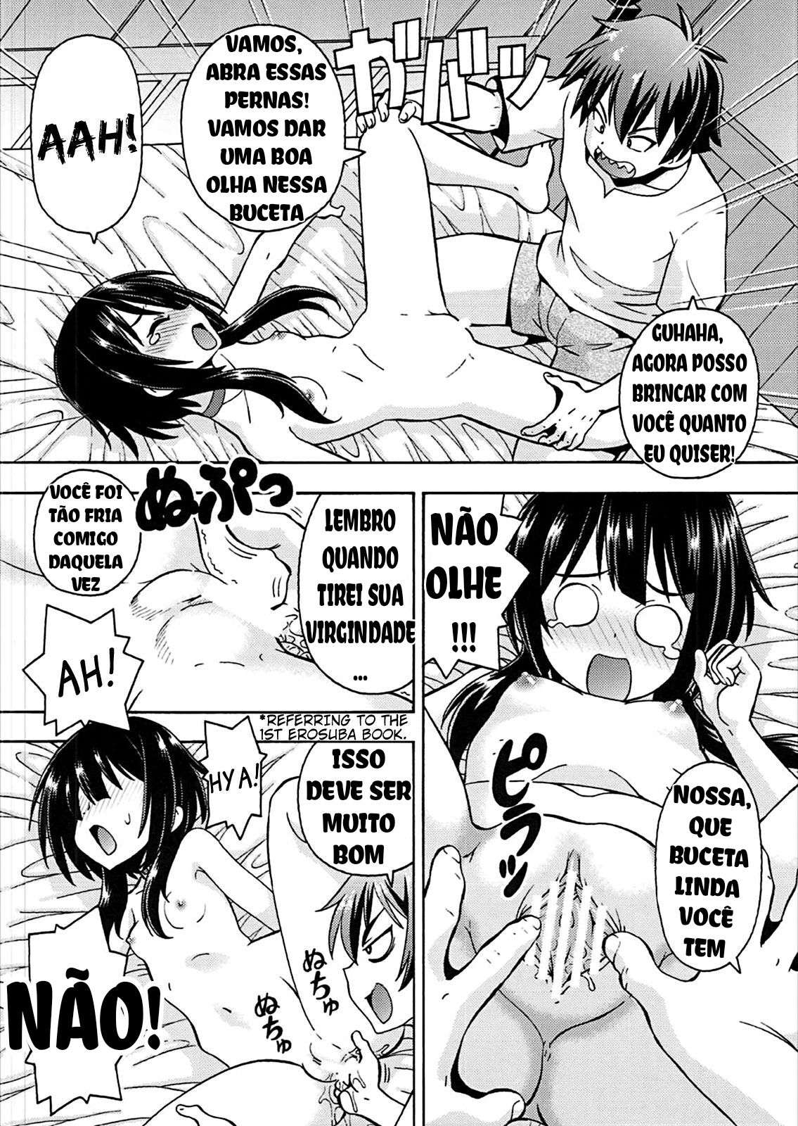 [Toraya (ITOYOKO)] Ero Subarashii Sekai ni Nakadashi o! 4 (Kono Subarashii Sekai ni Syukufuku o!) [Portuguese-BR]