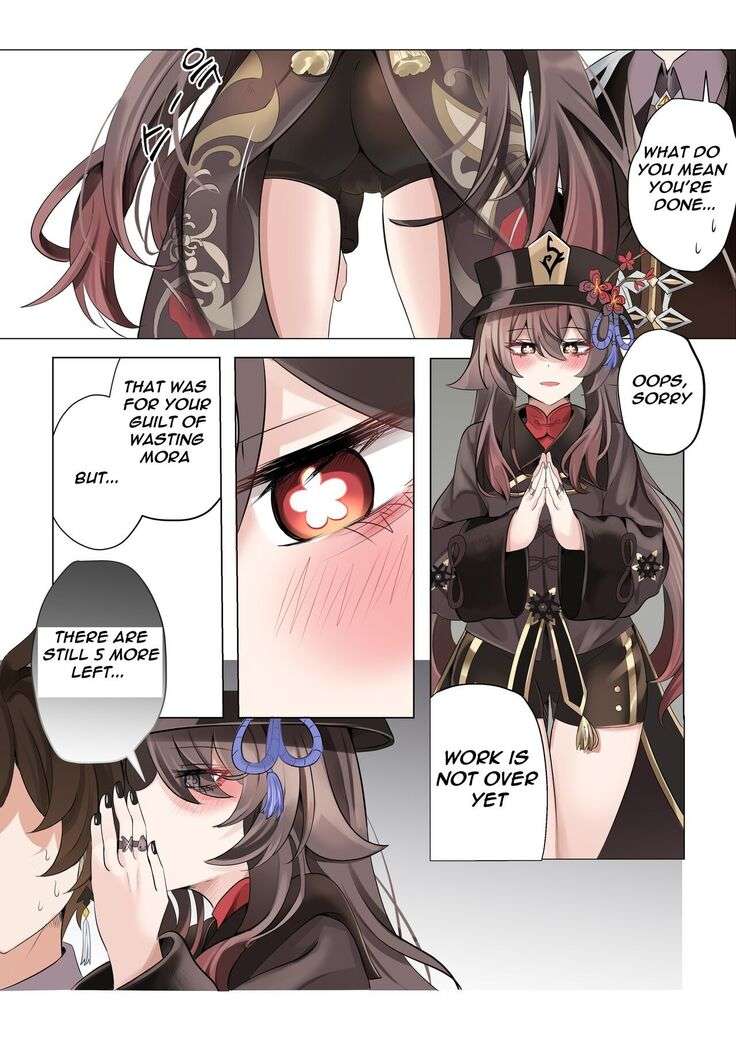 Contract - A Hu Tao x Zhongli Hentai Comic