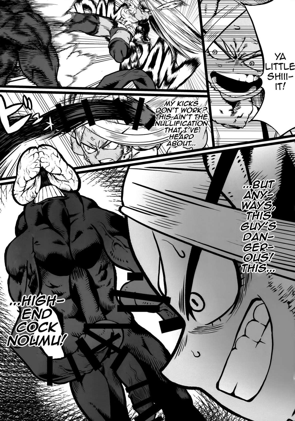 [Pin to Kite Jigoku (Dance Eiki)] Mirko vs chinpo nounashi / Mirko vs Dick Noumu [English] {Doujins.com}