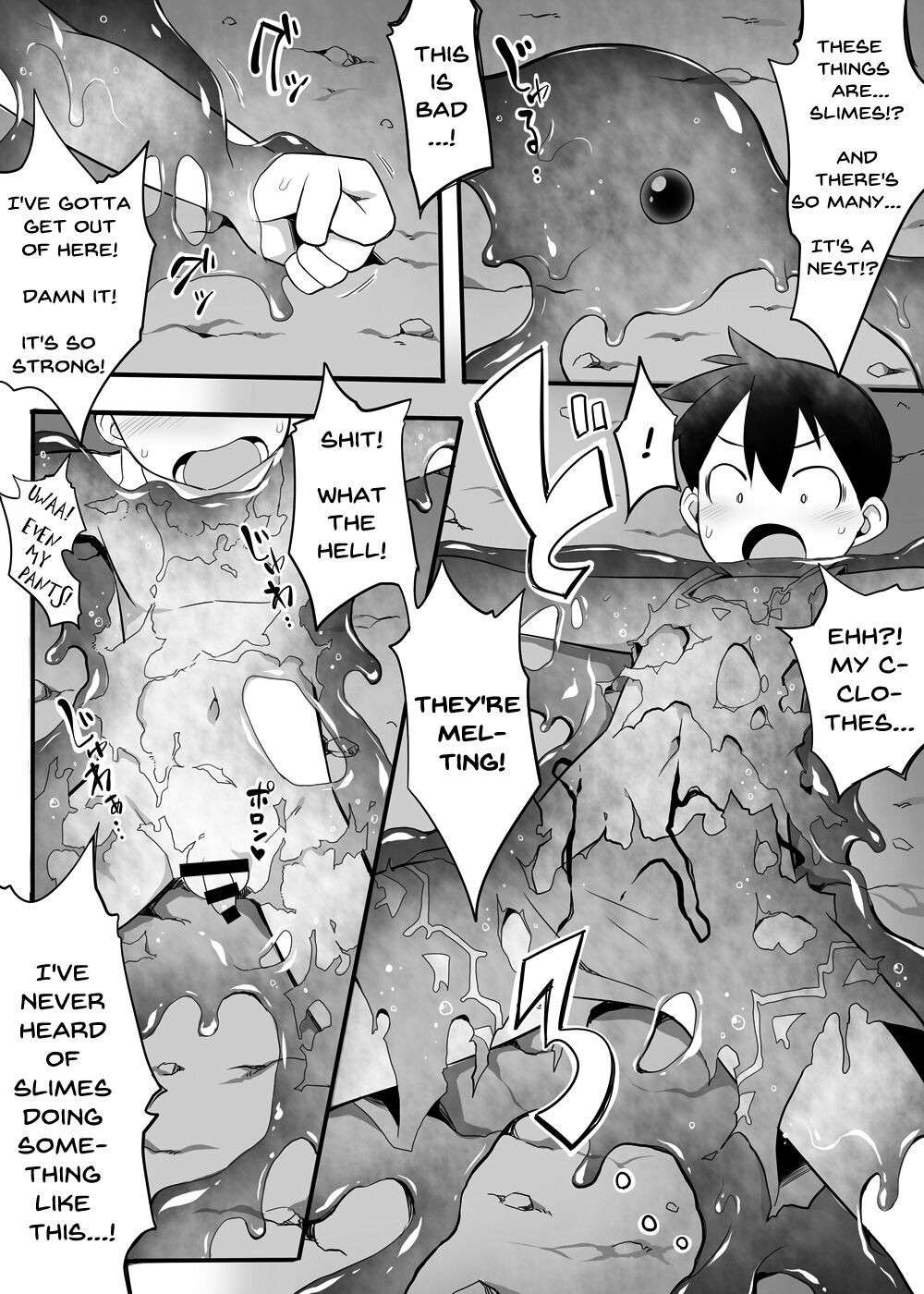 [Toro Toro Resistance (Ushi)] The Cave of Hypnotic Slime [English] [Pluto]