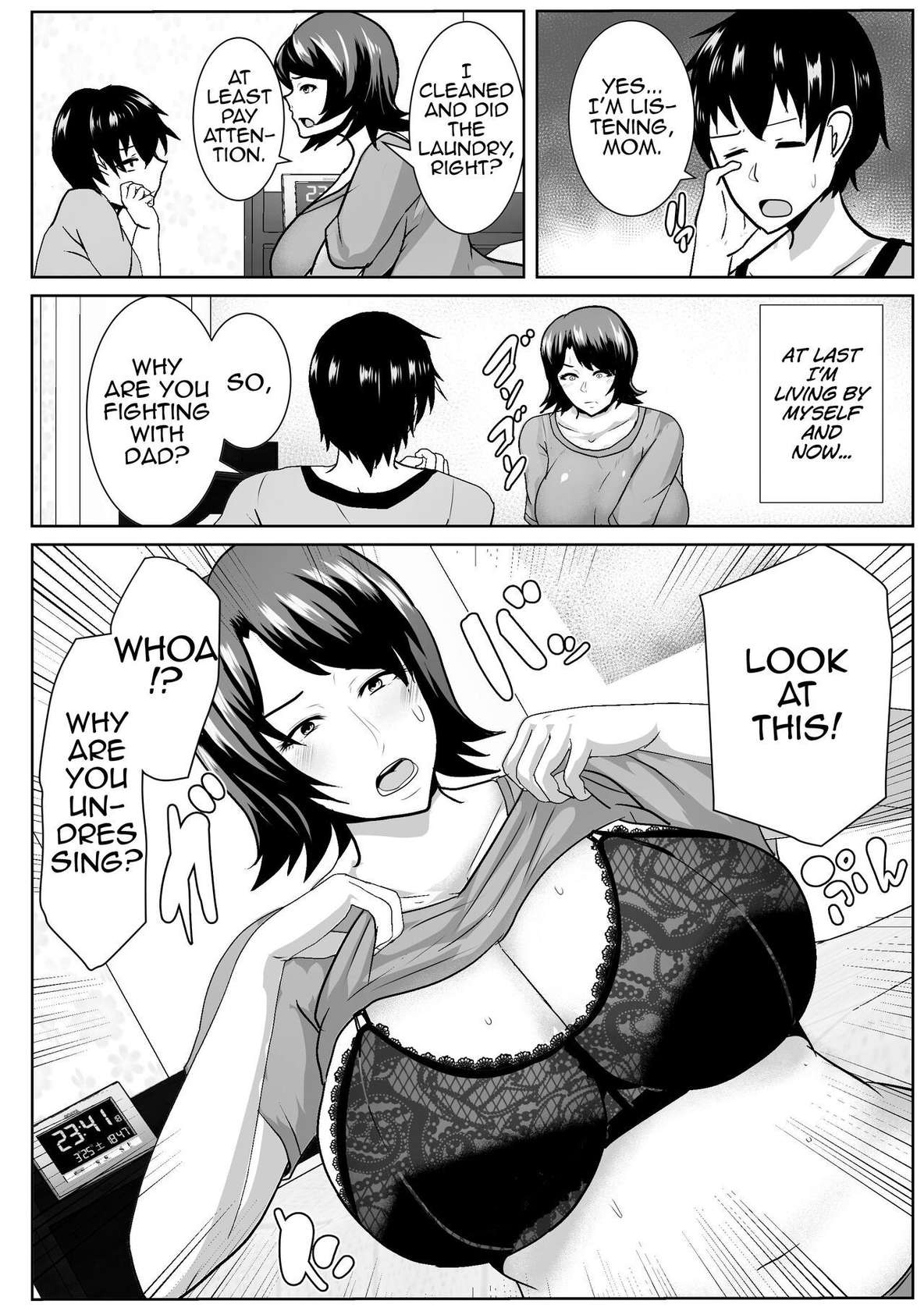 [Akikan (ox Akikan ox)] Iede Shite Kita Kaa-san ga Erosugiru | My Runaway Mom is Way Too Erotic [English] [MrBubbles]