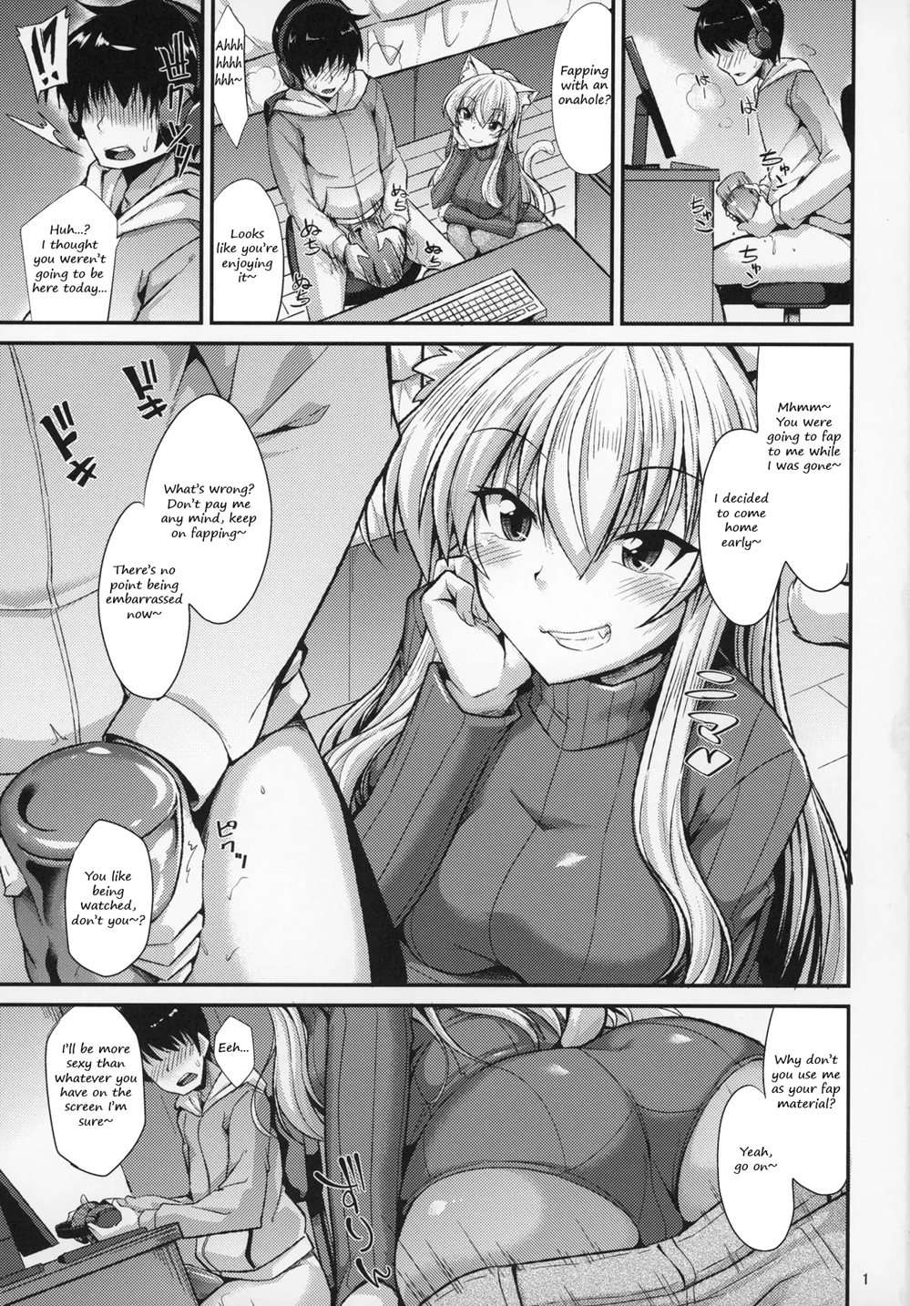 The Cat-Eared Onee-san And The Onahole [Oneshot]