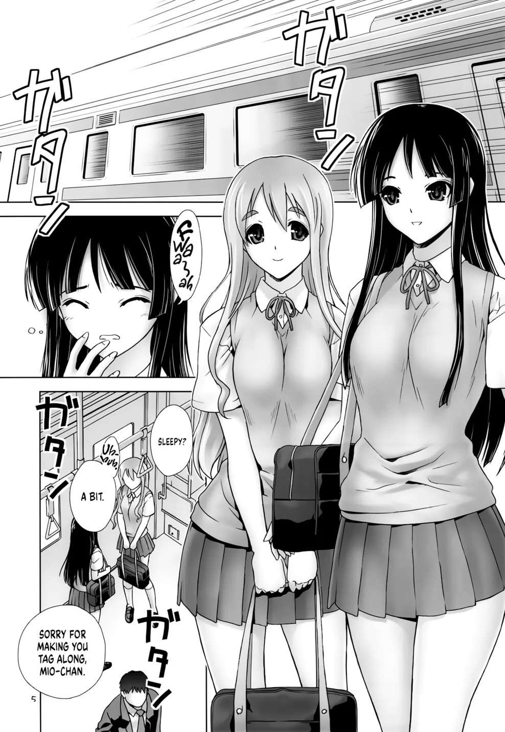 Mio-Mugi Train Molestation [Oneshot]