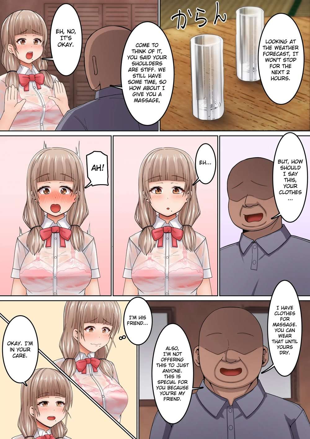 I Can't Resist his Erotic Massage! ~ A Socially Awkward. JK Who Is Made To Cum By An Ojisan ~ [Oneshot]