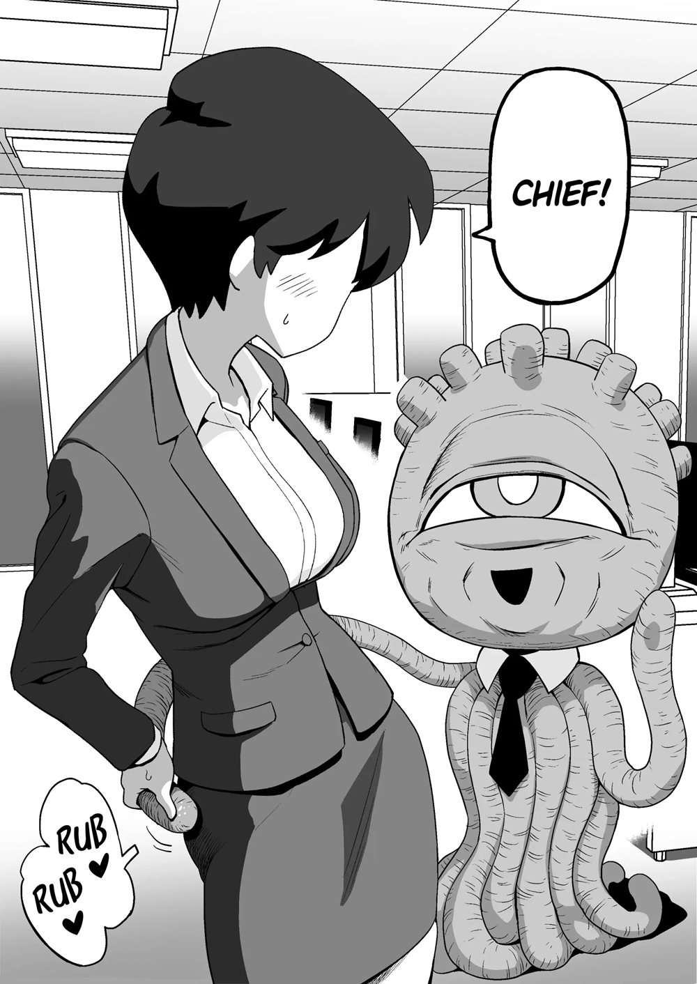 My Story Of Sexual Harassment From My Tentacle Boss [Oneshot]