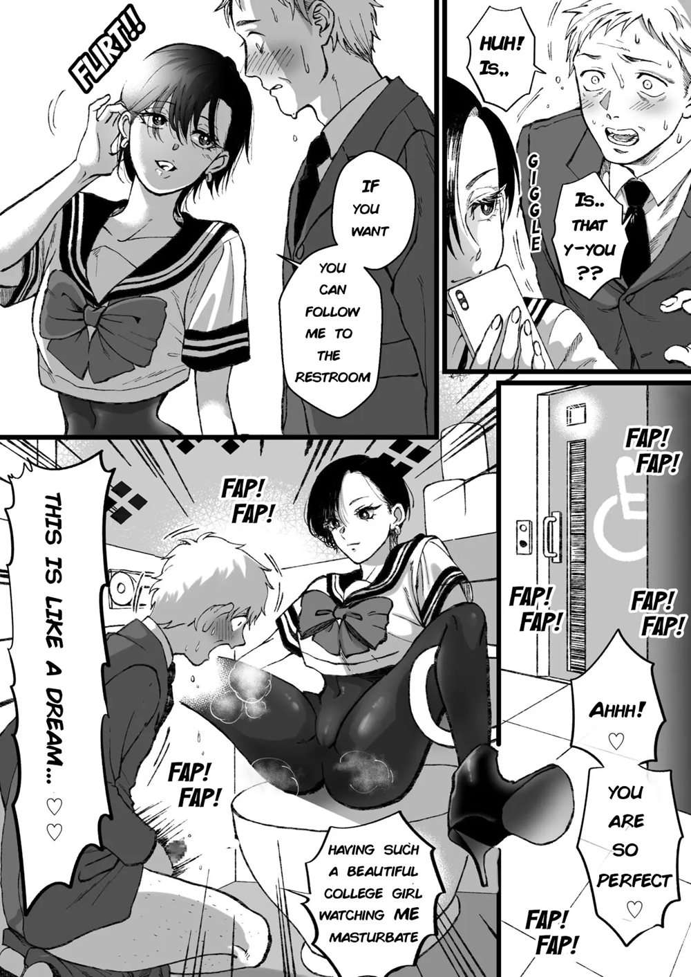 Sailor Fuku + Kyouei Mizugi No Mitsuga Sejou - [Oneshot]