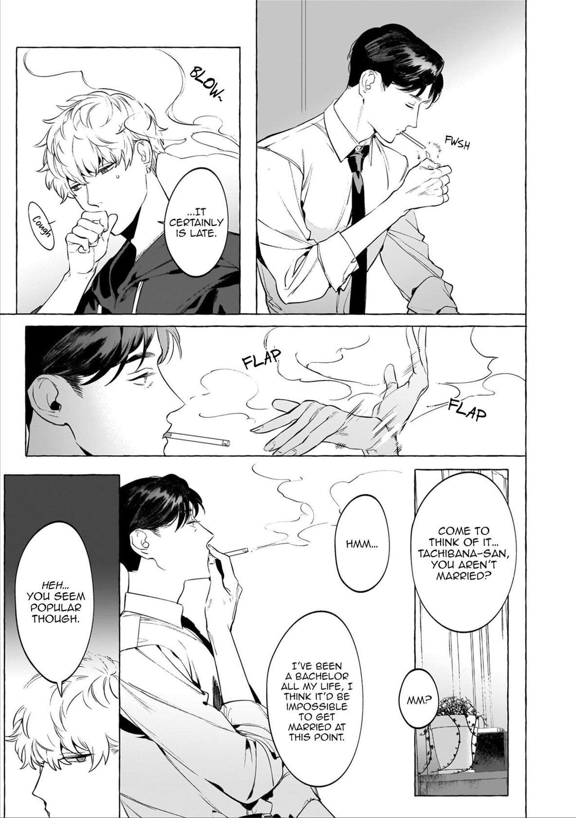 [Service Boy (Hontoku)] Alcohol and Cigarettes and Kisses [English] {BLDOTCUM}