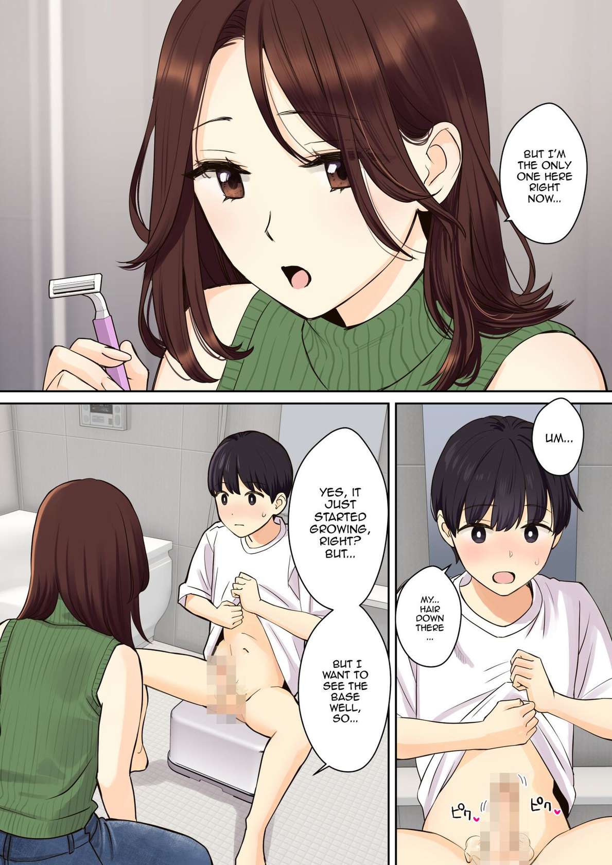 [Oshima Aki] Kanojo no Okaa-san ni Doutei o Ubawareru Hanashi 2 / A Story About a Boy Getting His Virginity Stolen by His (Girl) Friend's Mom 2 [English] {Doujins.com}