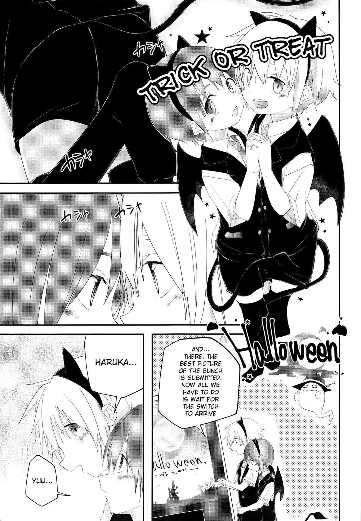 (Shota Scratch 33) [Pfactory (Pikachurin)] Halloween wa Itazura Shichaou | Halloween is for playing tricks [English] {Chin²}