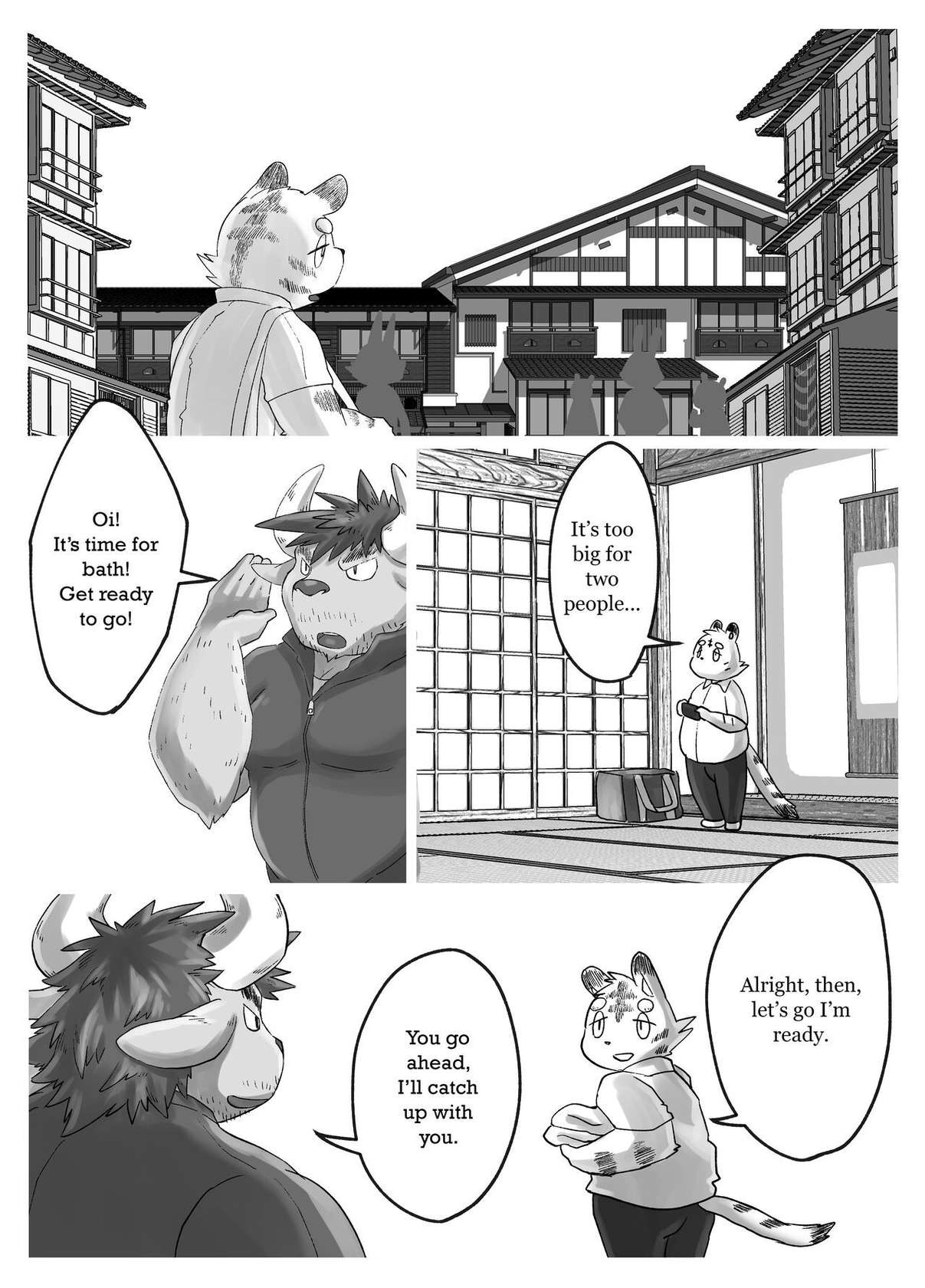 [Rusk (rsk07)] Muscular Bull Teacher & Chubby Tiger Student 3 [English]