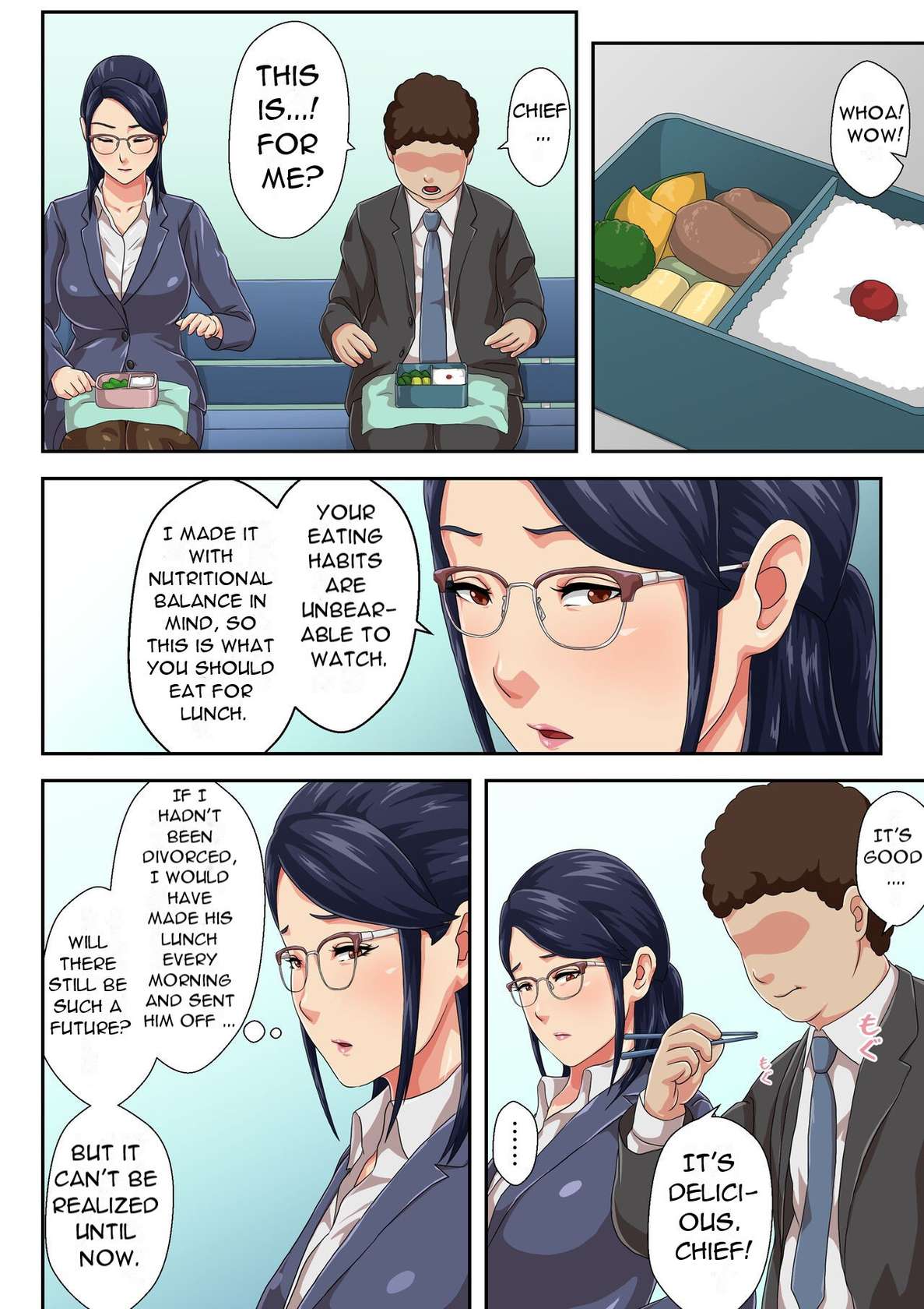 [Kumo no Ito] Onnajoushi wa Ikiwakareta Haha | My Female Boss is My Estranged Mother [English] [DarklordMTLs]