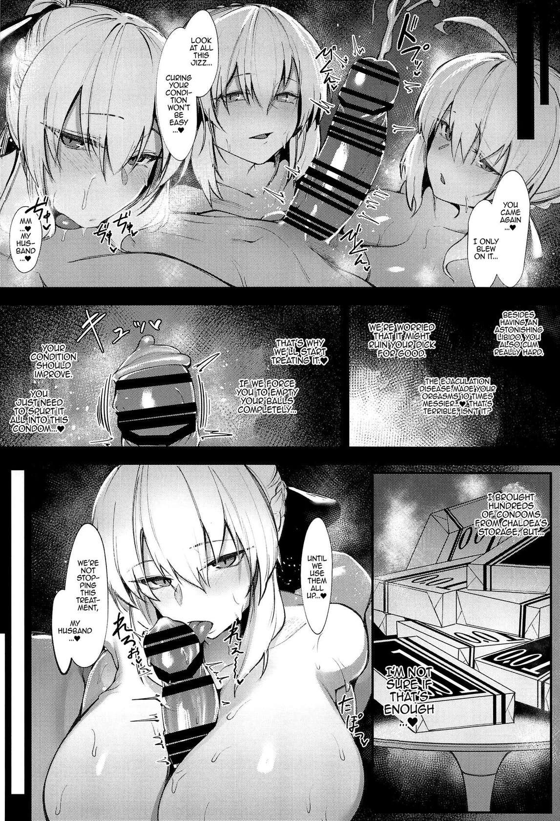 (C102) [ZENTANGLE (Hirasawa Zen)] Intou Sanshimai, Sei o Musaboru. | The Erotically Bewitching Three Sisters Crave Semen (Fate/Grand Order) [English] {Doujins.com}