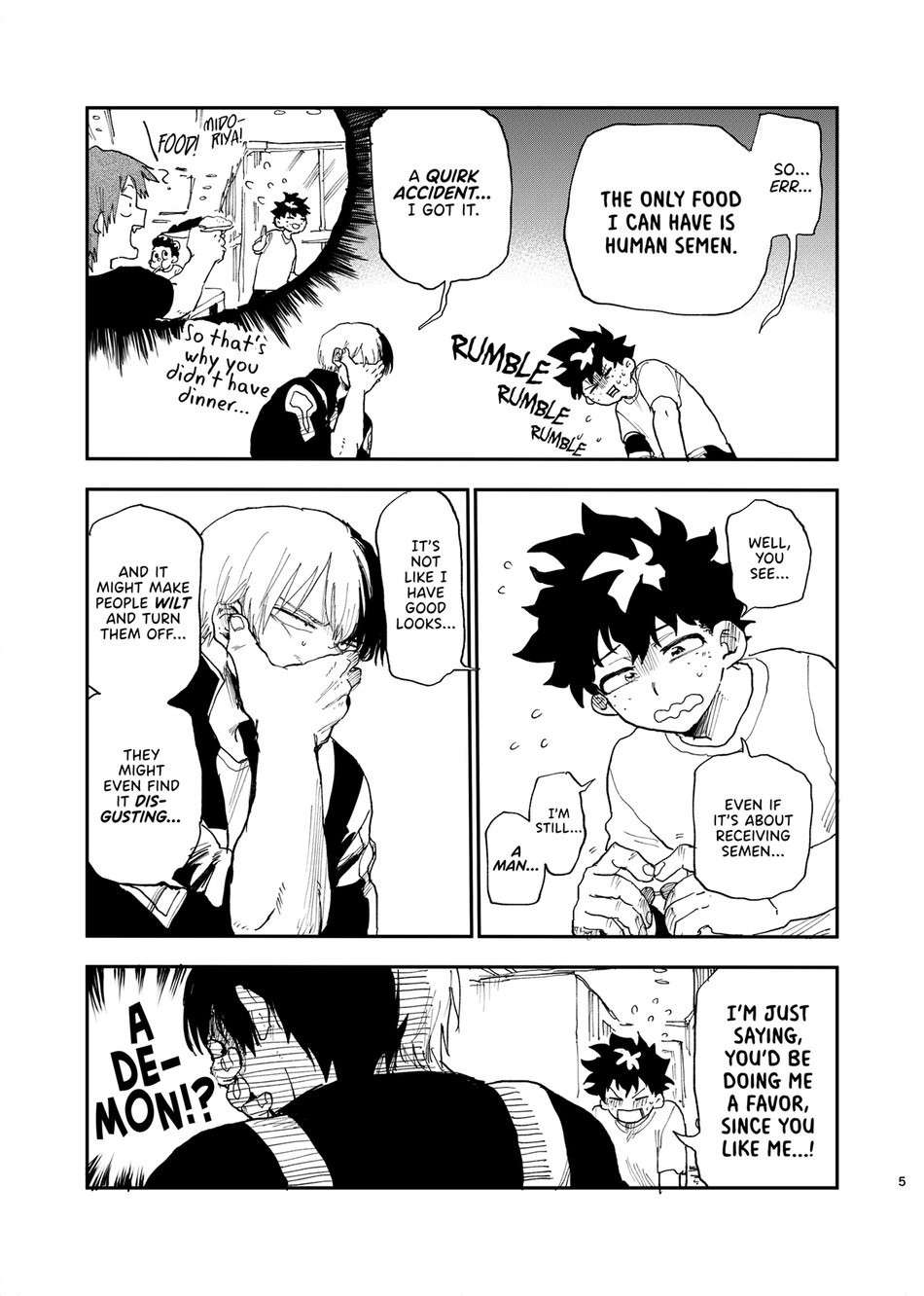 [Urinaru] No Seishi No Life (Boku no Hero Academia) [English]