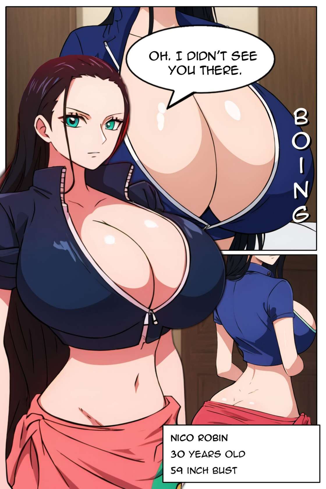 Titjobs with Huge-Boob Nico Robin [AI Generated]