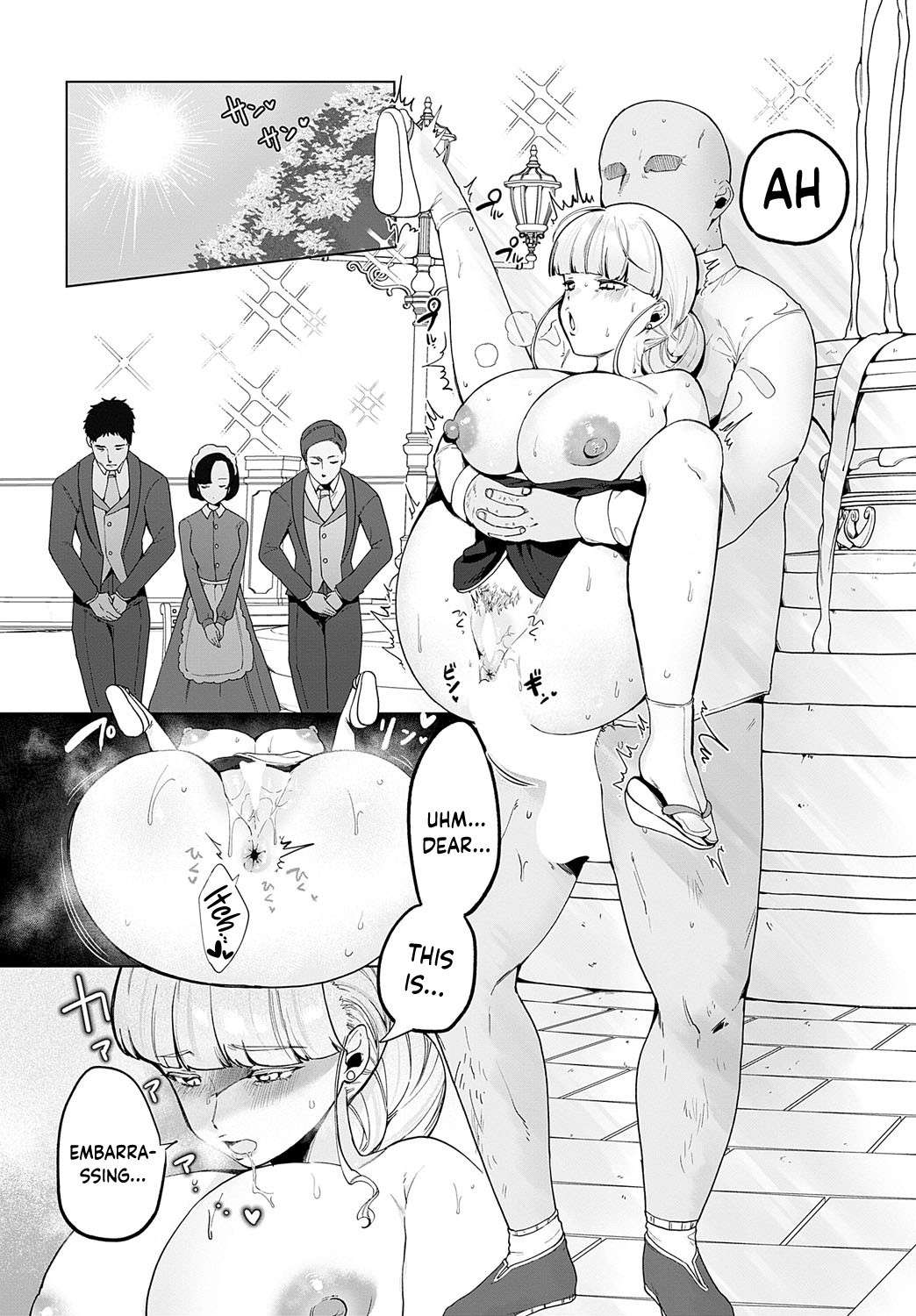 [Asaomi Shimura] Hananojou-ka wa 3-nin Kazoku | The Hananojou household is a 3 person family (COMIC Anthurium 2023-07) [English] [Hikari no kaze] [Digital]