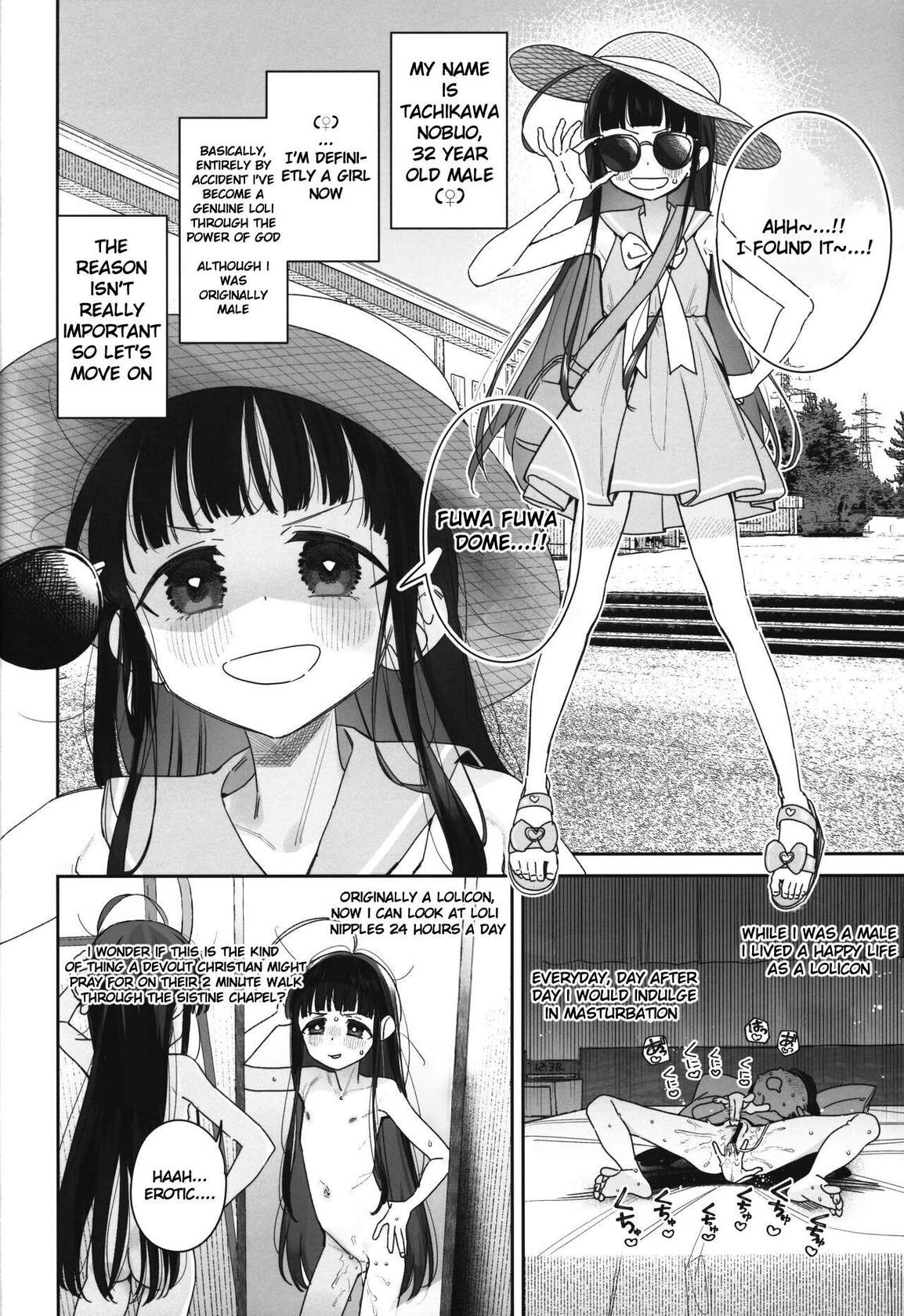 (C102) [Asunaro Neat. (Ronna)] TS Loli Oji-san no Bouken Kanwa -Fuwafuwa Dome-hen- [English] [LovelyStar_Onpu]