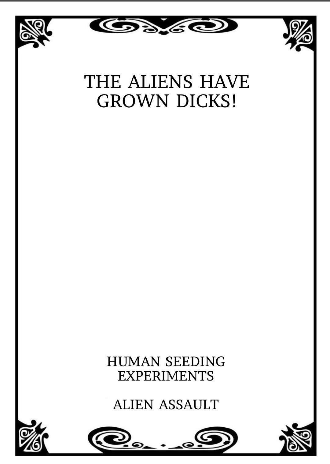 [Saito Yahu] Alien Seeding Experiments 1 (English) (Digital)