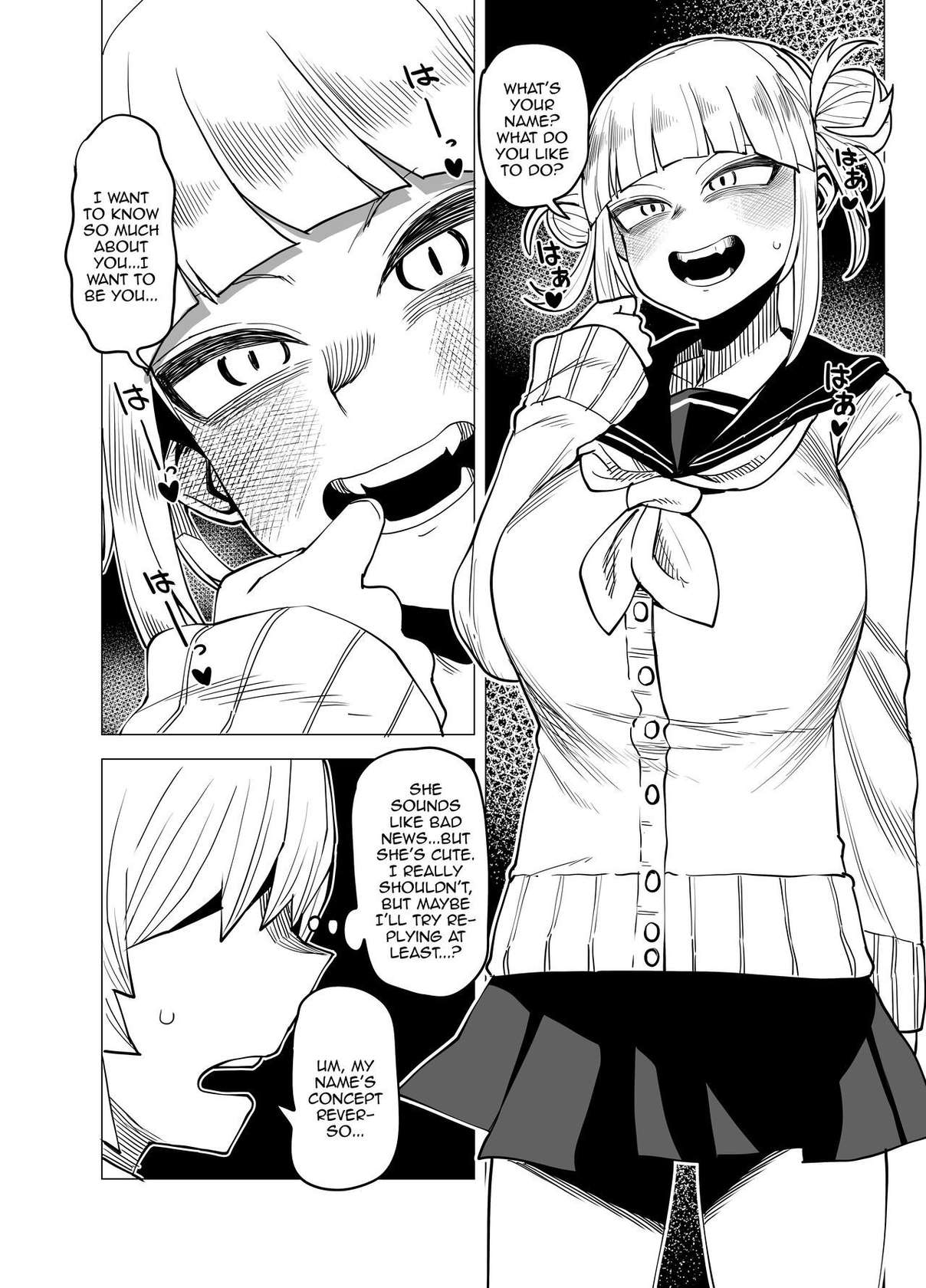 [Oekaki Kaki] Teisou Gyakuten Butsu ~Toga Himiko no Baai~ | Inverted Morality Hero Academia - Toga Himiko's Case (Boku no Hero Academia) [English] {Doujins.com}