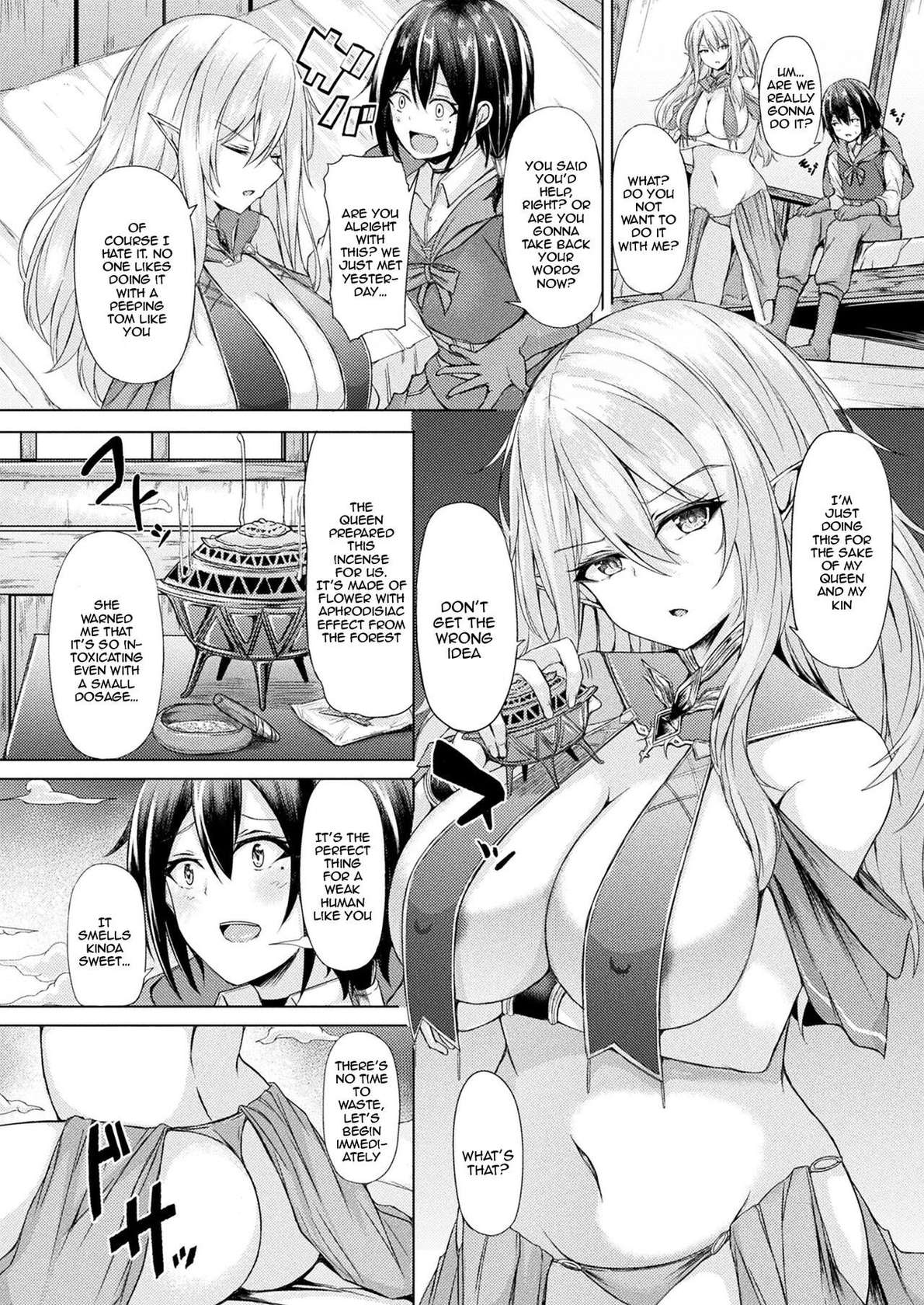 [Trista] Mori no Elf no Kozukuri Daisakusen! Zenpen | The Great Forest Elf Reproduction Plan (COMIC Unreal 2023-02 Vol. 101) [English] {Doujins.com} [Digital]