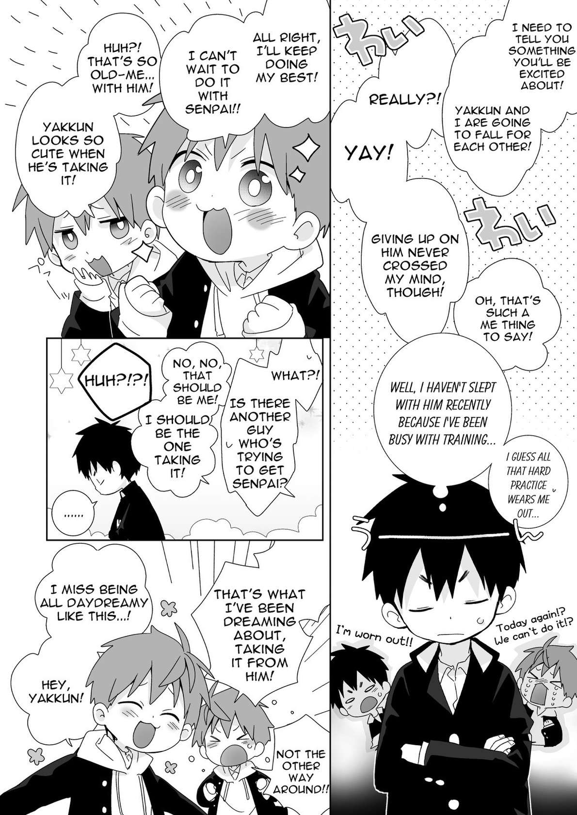 [Natitama (Isako)] Yakumo-Senpai to Yuusuke-kun Inmu Hen! | Yakumo & Yusuke Explicit version! [English] [Digital]