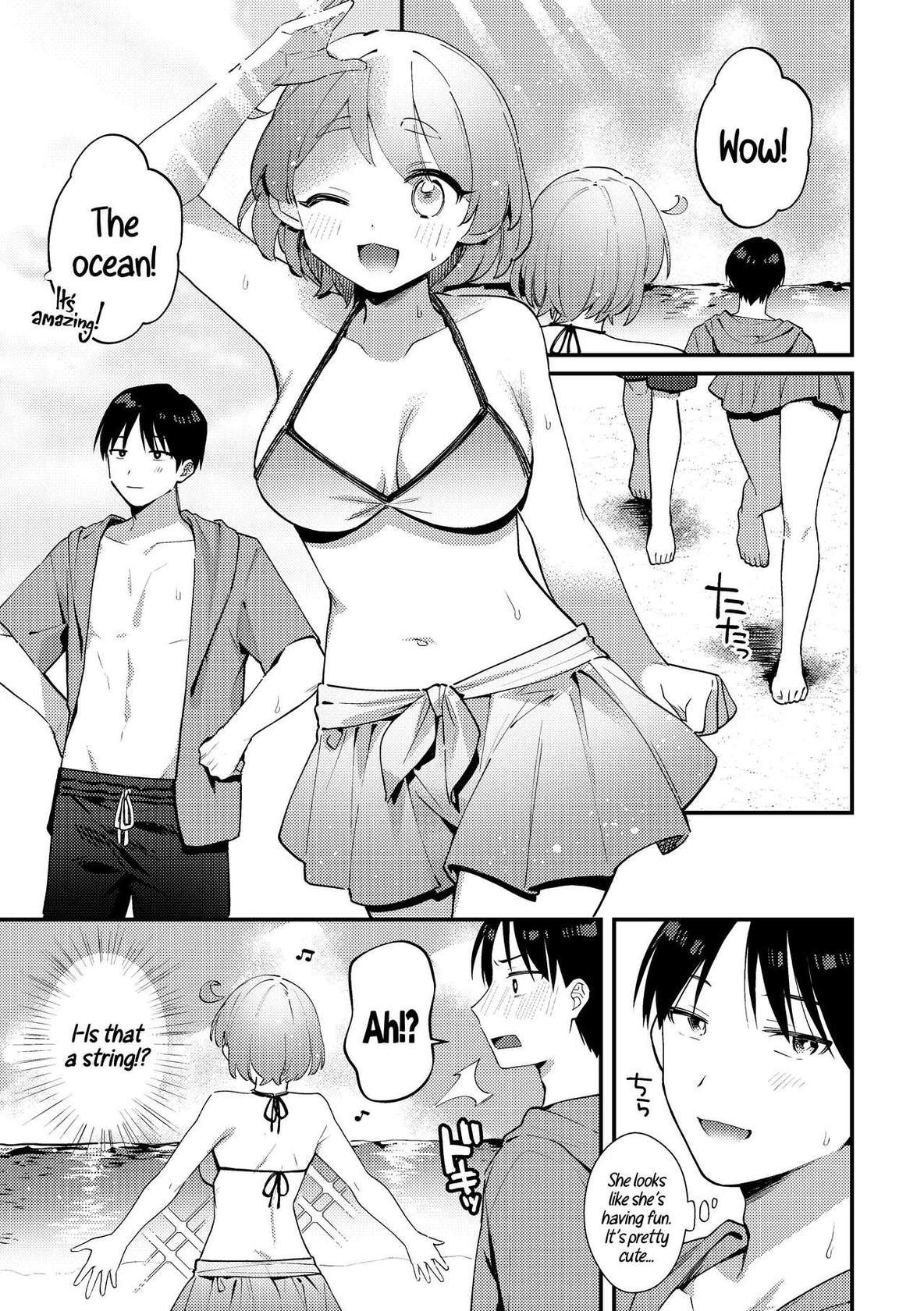 [Toketa Ice no Futa no Ura (Sakuraba Rokusuke)] Futanari Kanojo no Mizugi ni Komara Sareru Kai | A Time My Futanari Girlfriend's Swimsuit Tormented Me [English] [A Cool Person] [Digital]