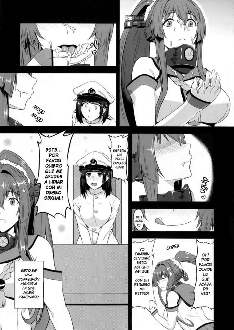 [Coronach (Minase Yowkow)] Yamato to Futanari Teitoku | Yamato y la Almirante Futanari (Kantai Collection -KanColle-) [Spanish] [Harenchi no Fansub]